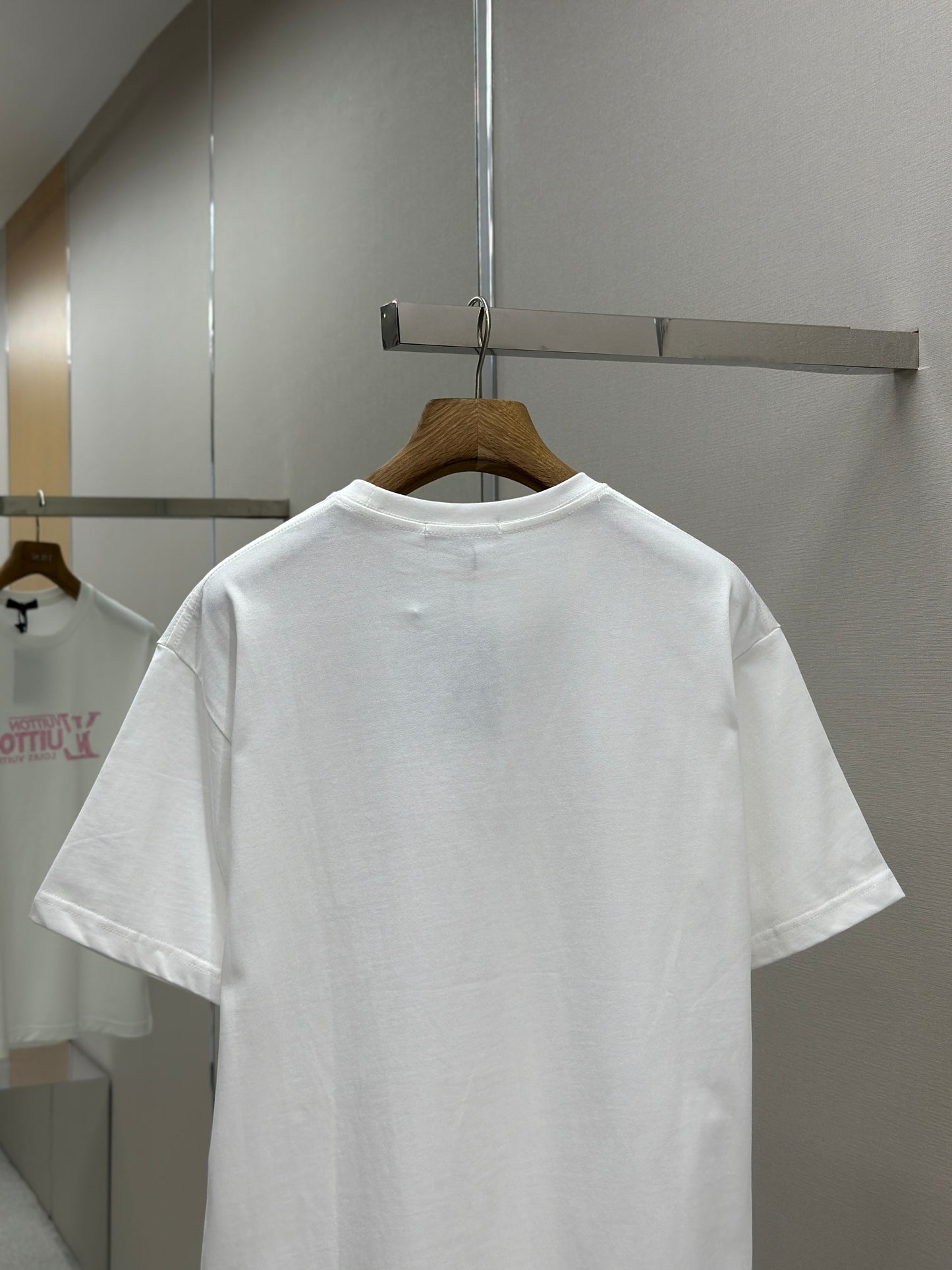 LOUI*V Logo-embossed cotton T-shirt