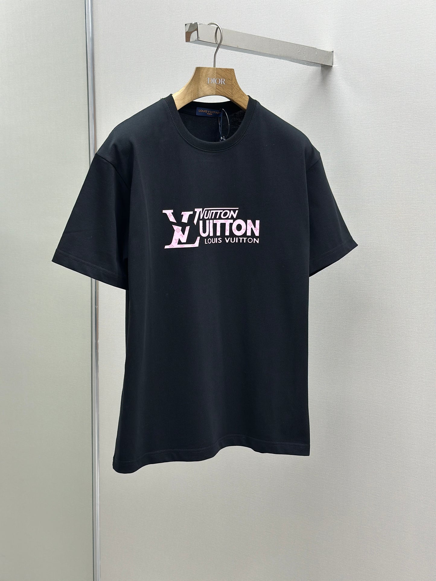 LOUI*V Logo-embossed cotton T-shirt