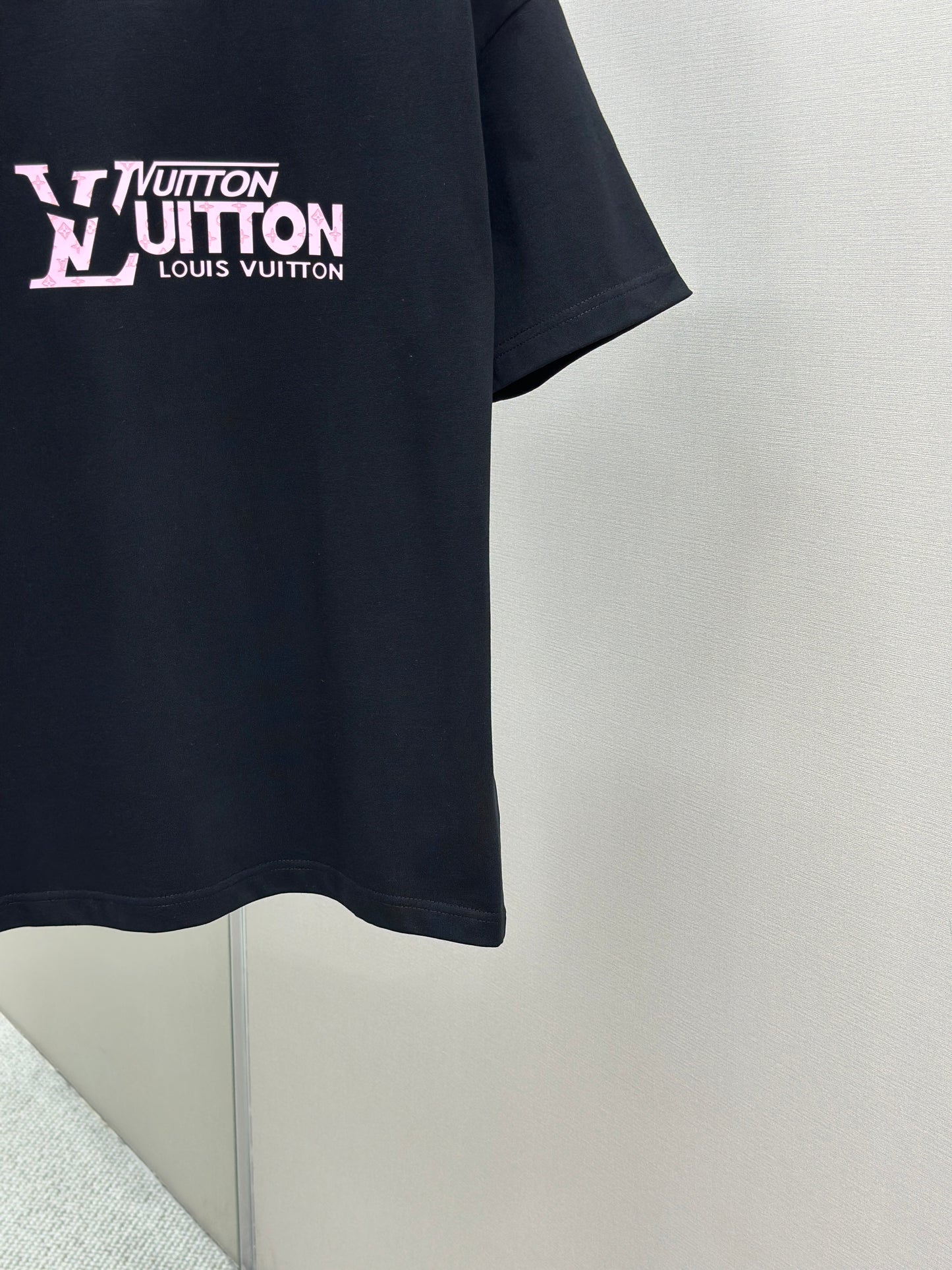 LOUI*V Logo-embossed cotton T-shirt