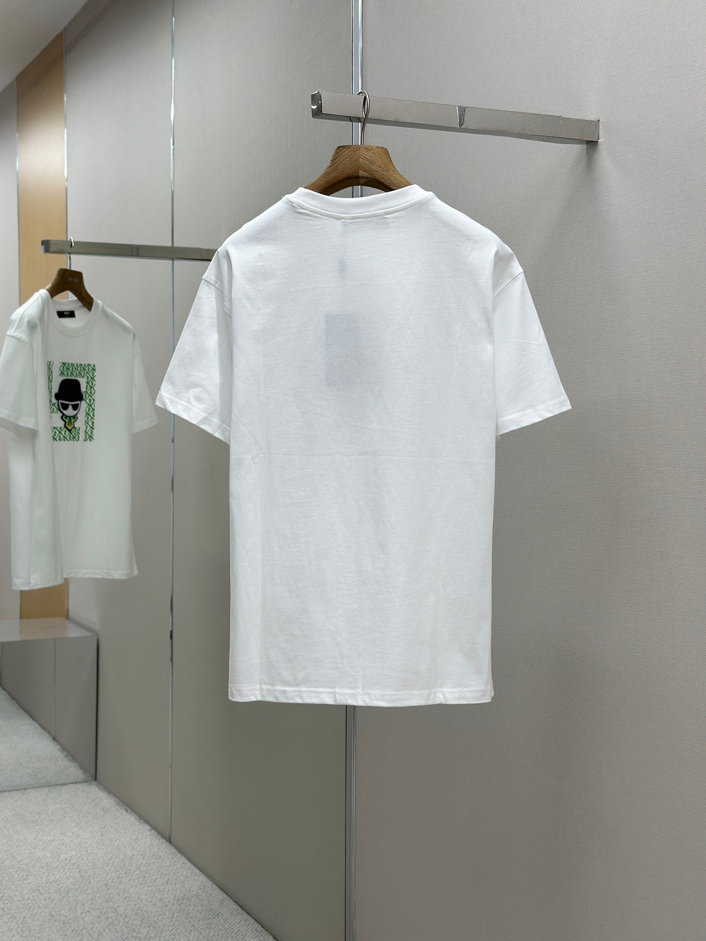 FEND1 Patterned cotton T-shirt