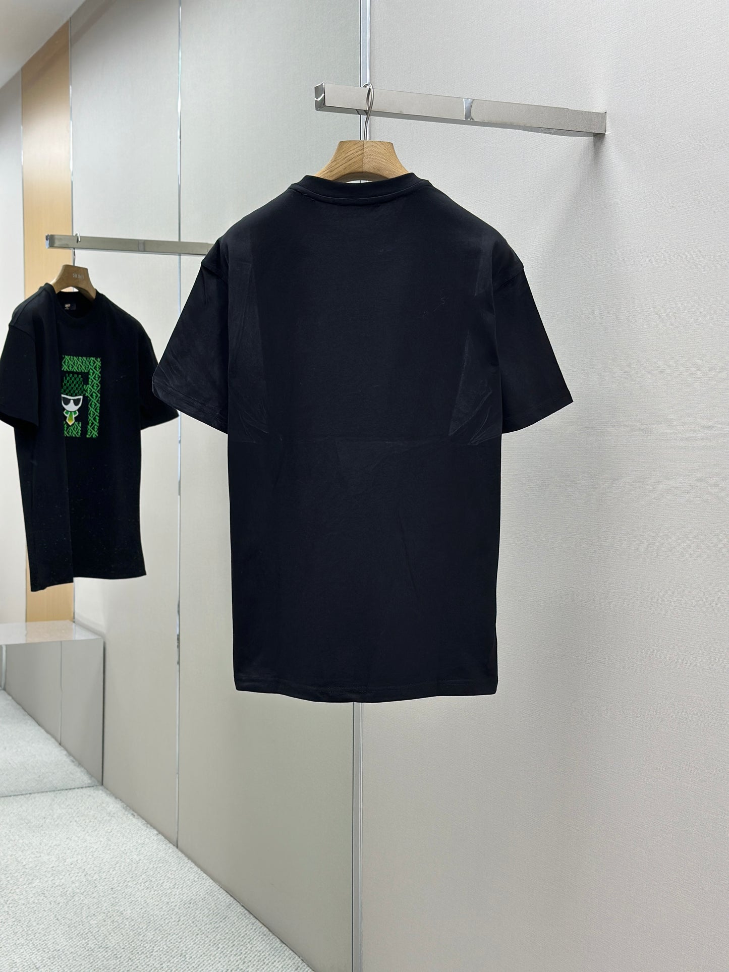 FEND1 Patterned cotton T-shirt