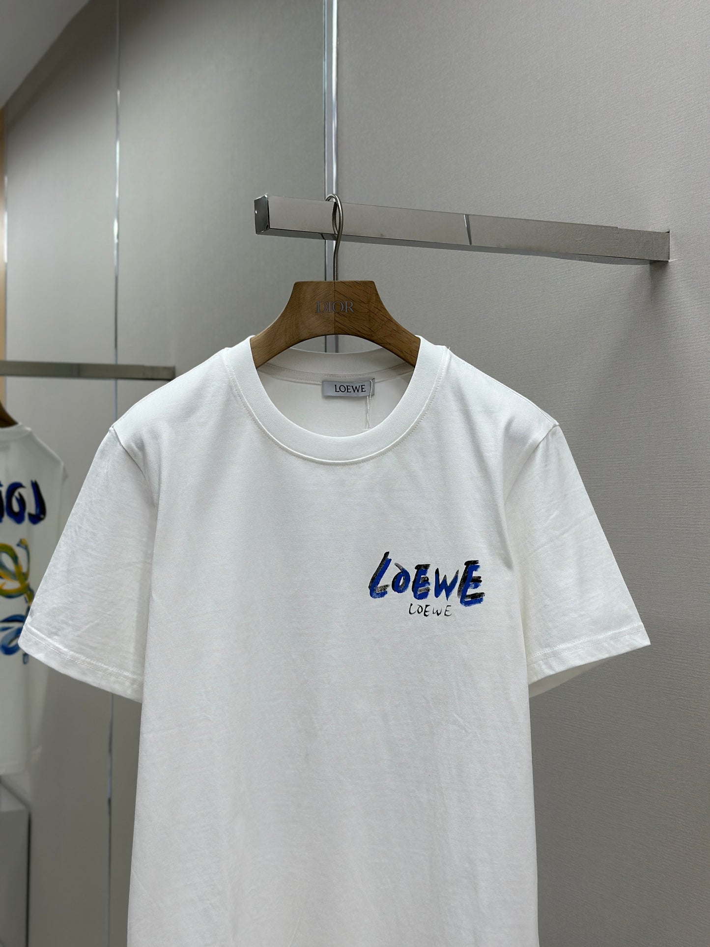 LOE*W Patterned cotton T-shirt