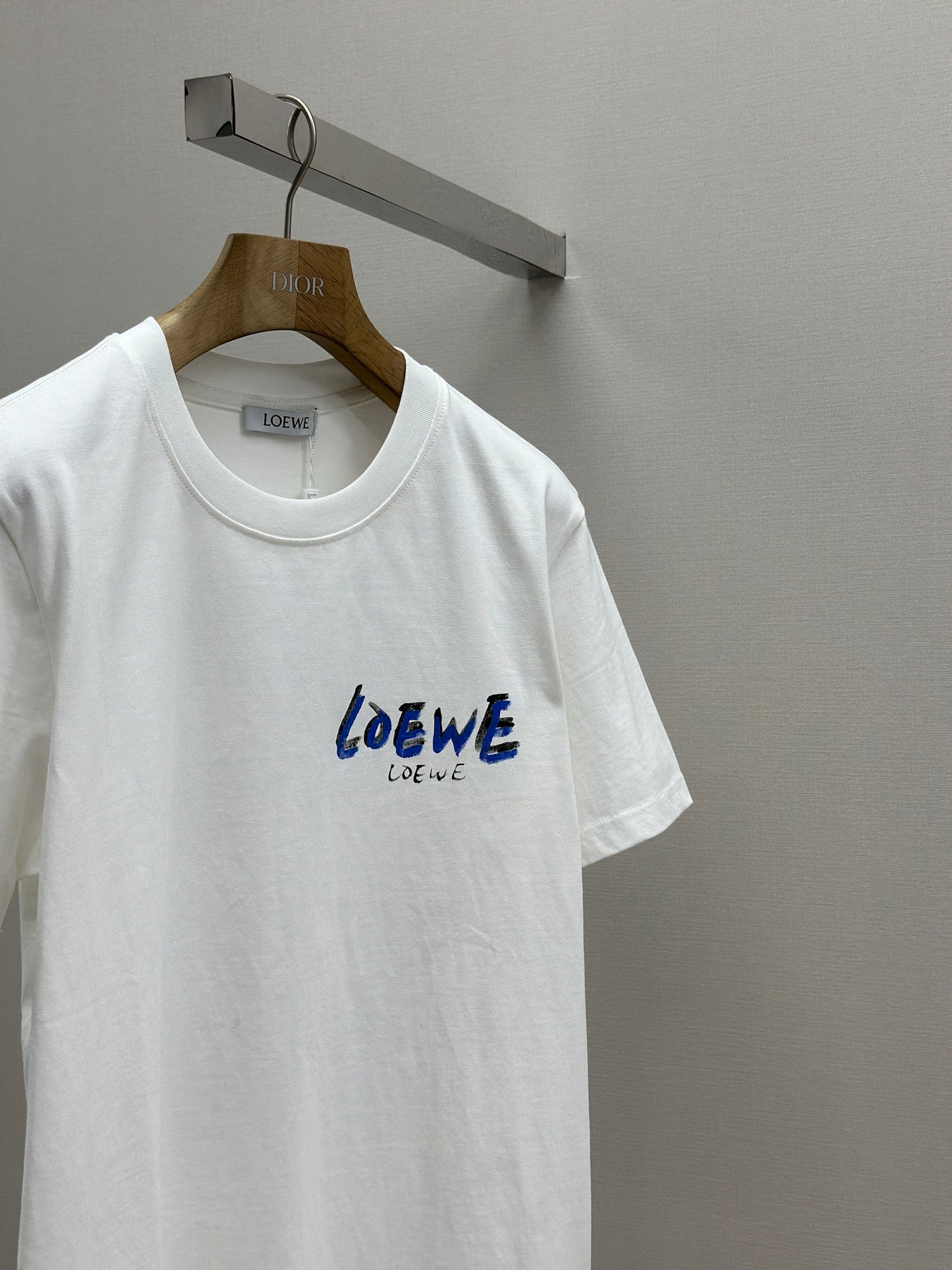 LOE*W Patterned cotton T-shirt