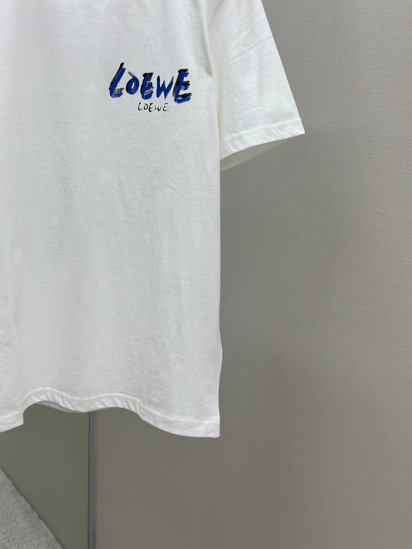 LOE*W Patterned cotton T-shirt
