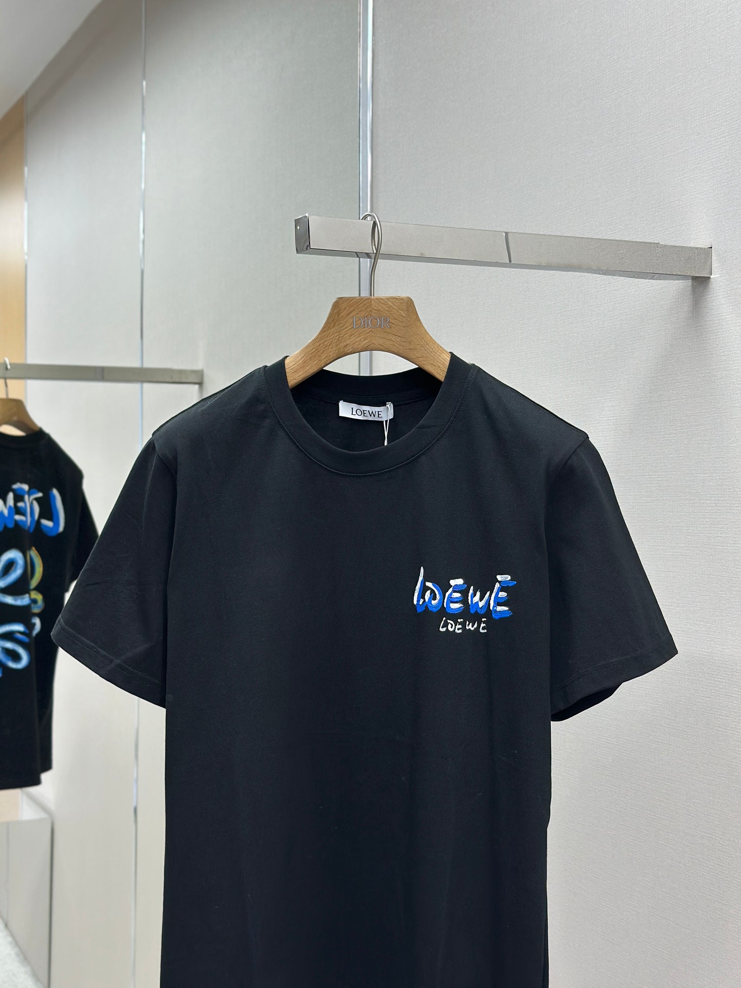 LOE*W Patterned cotton T-shirt