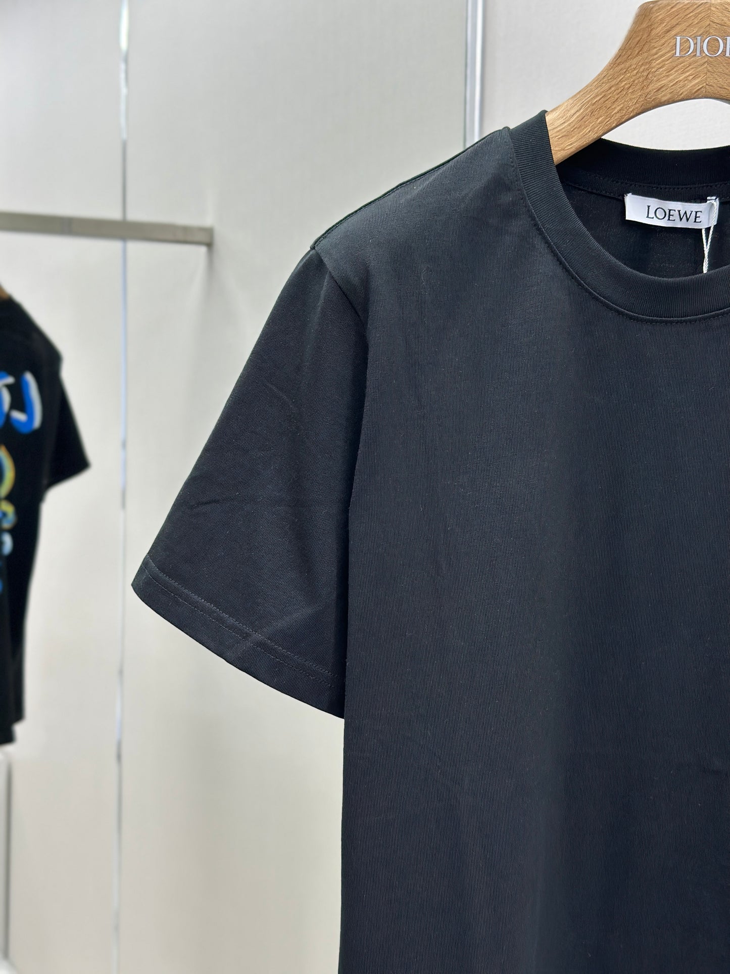 LOE*W Patterned cotton T-shirt