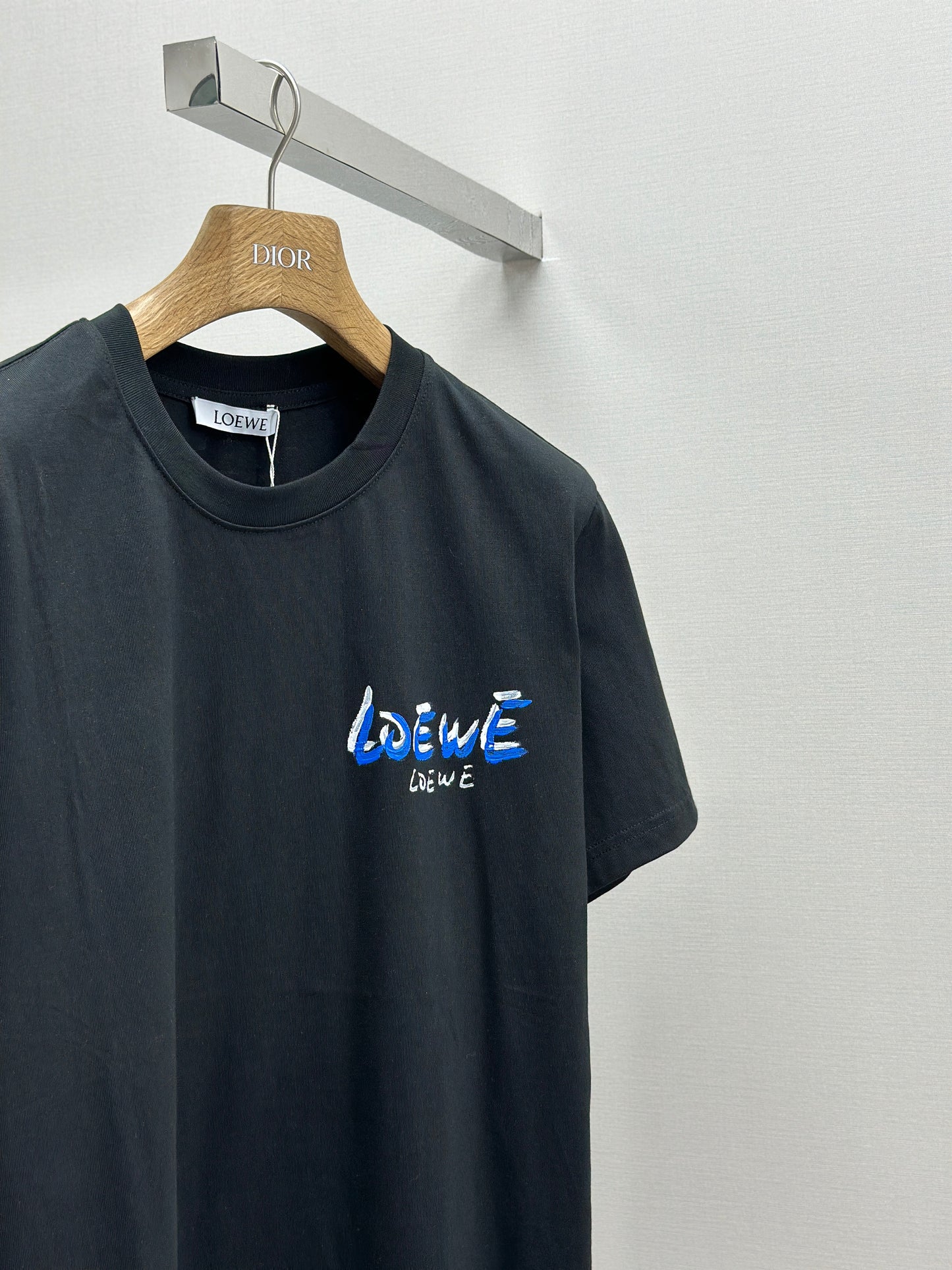 LOE*W Patterned cotton T-shirt