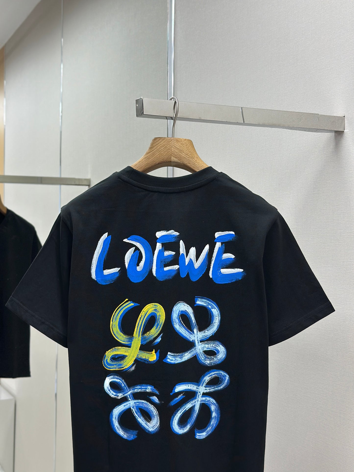 LOE*W Patterned cotton T-shirt