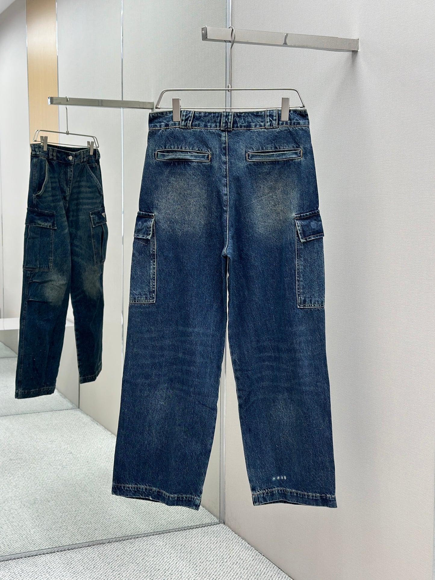 PRA* Denim cargo jeans
