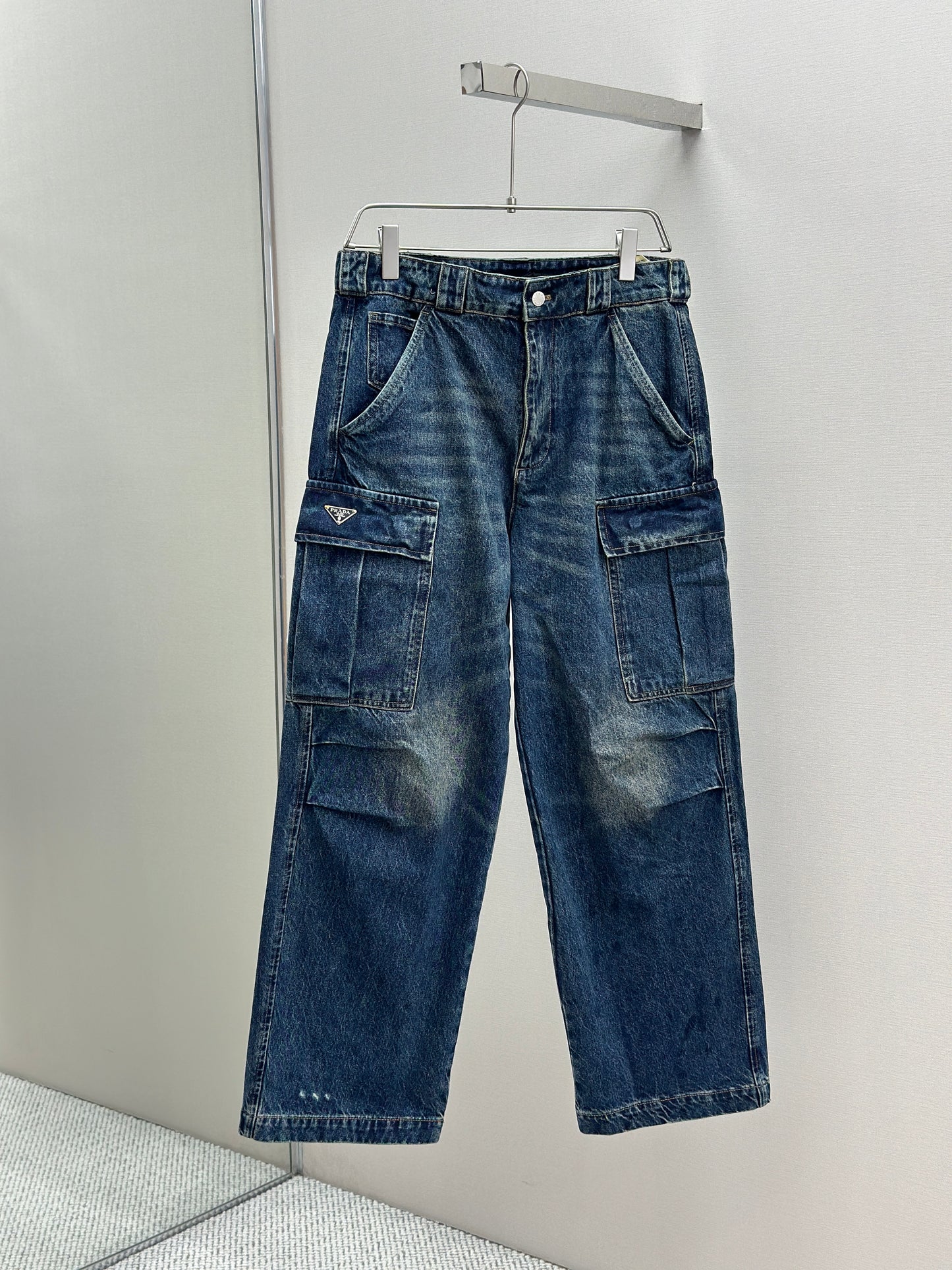 PRA* Denim cargo jeans