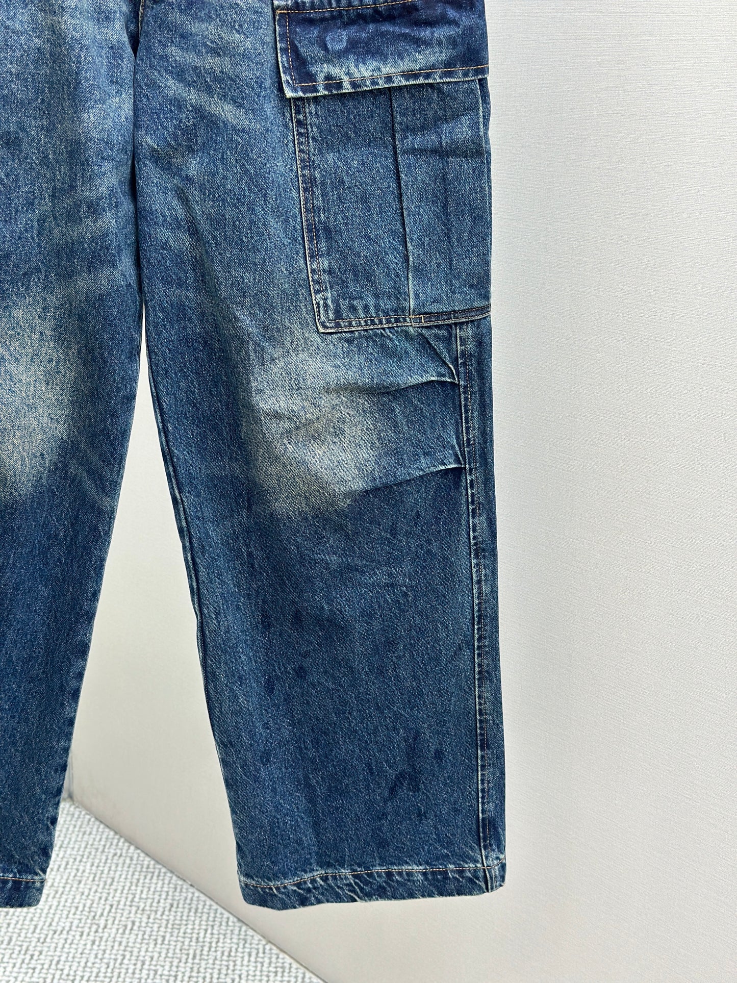 PRA* Denim cargo jeans