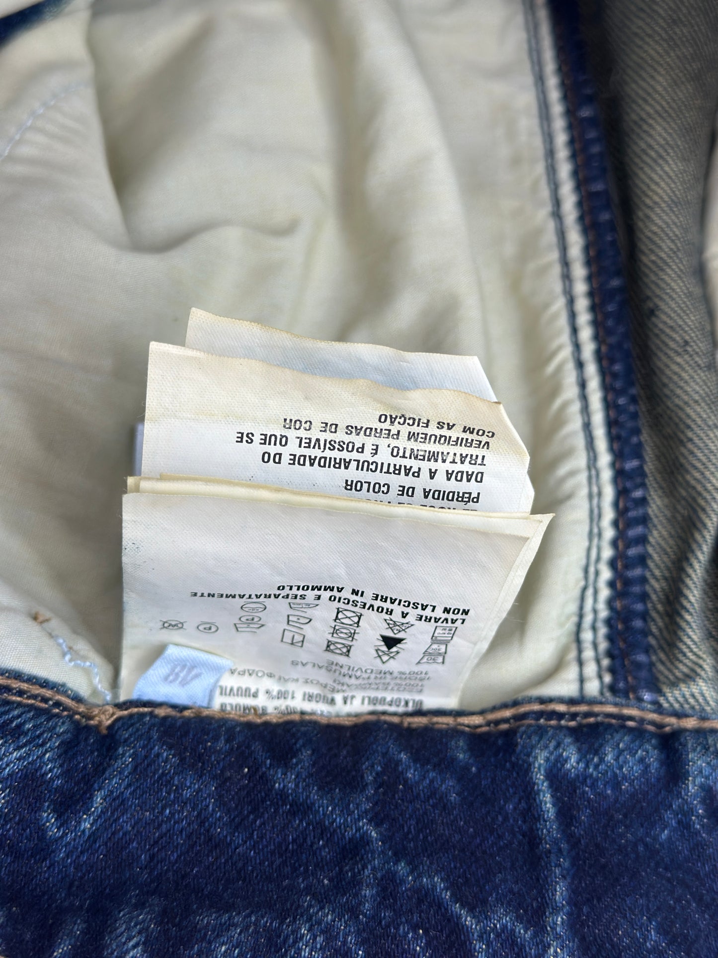 PRA* Denim cargo jeans