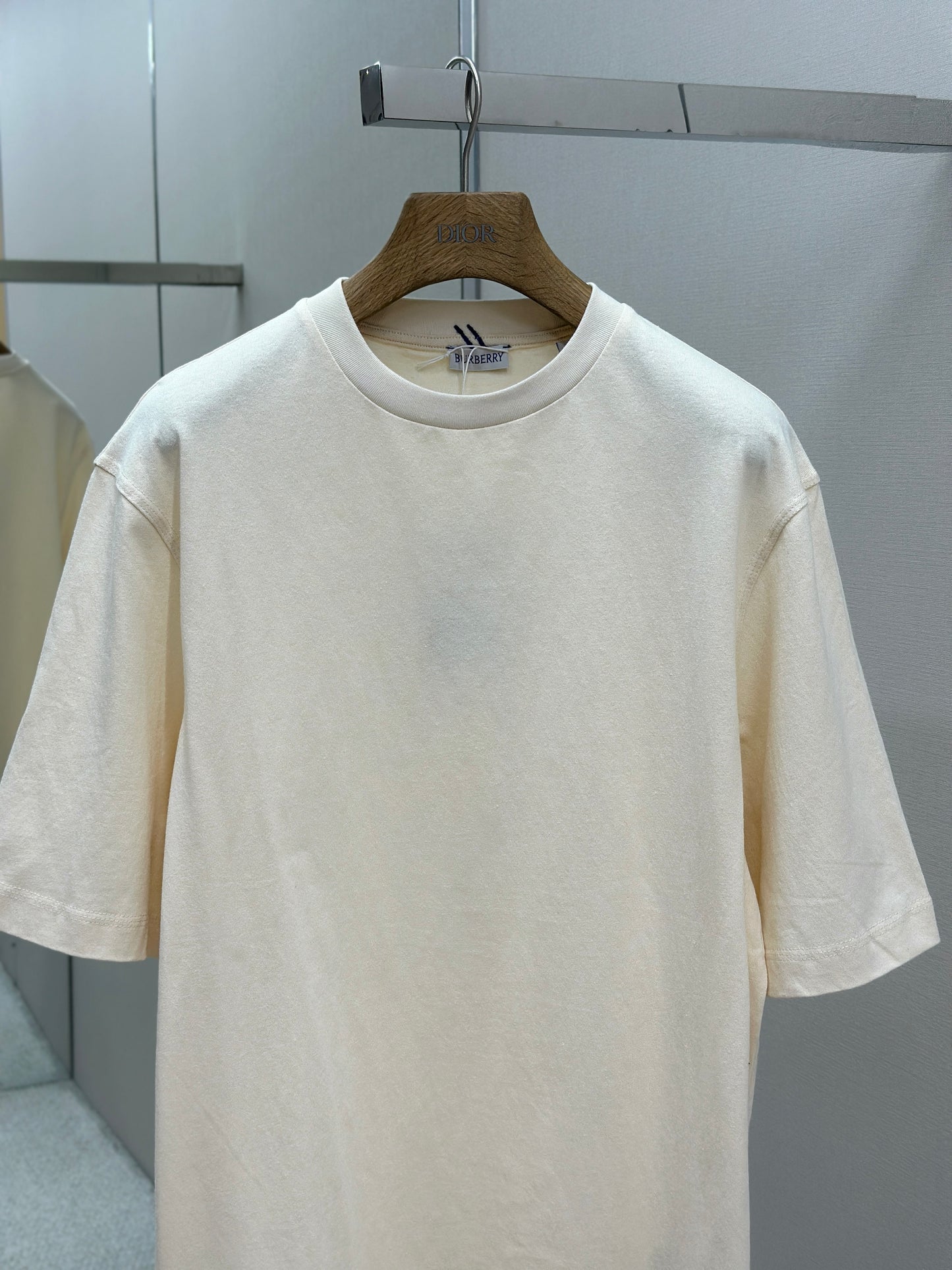 BURB* Check Label Cotton T-shirt