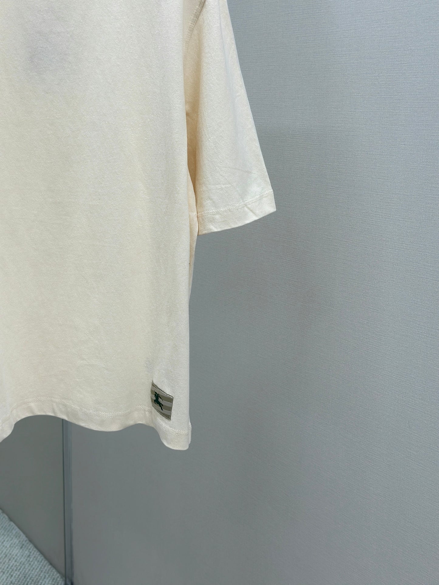BURB* Check Label Cotton T-shirt