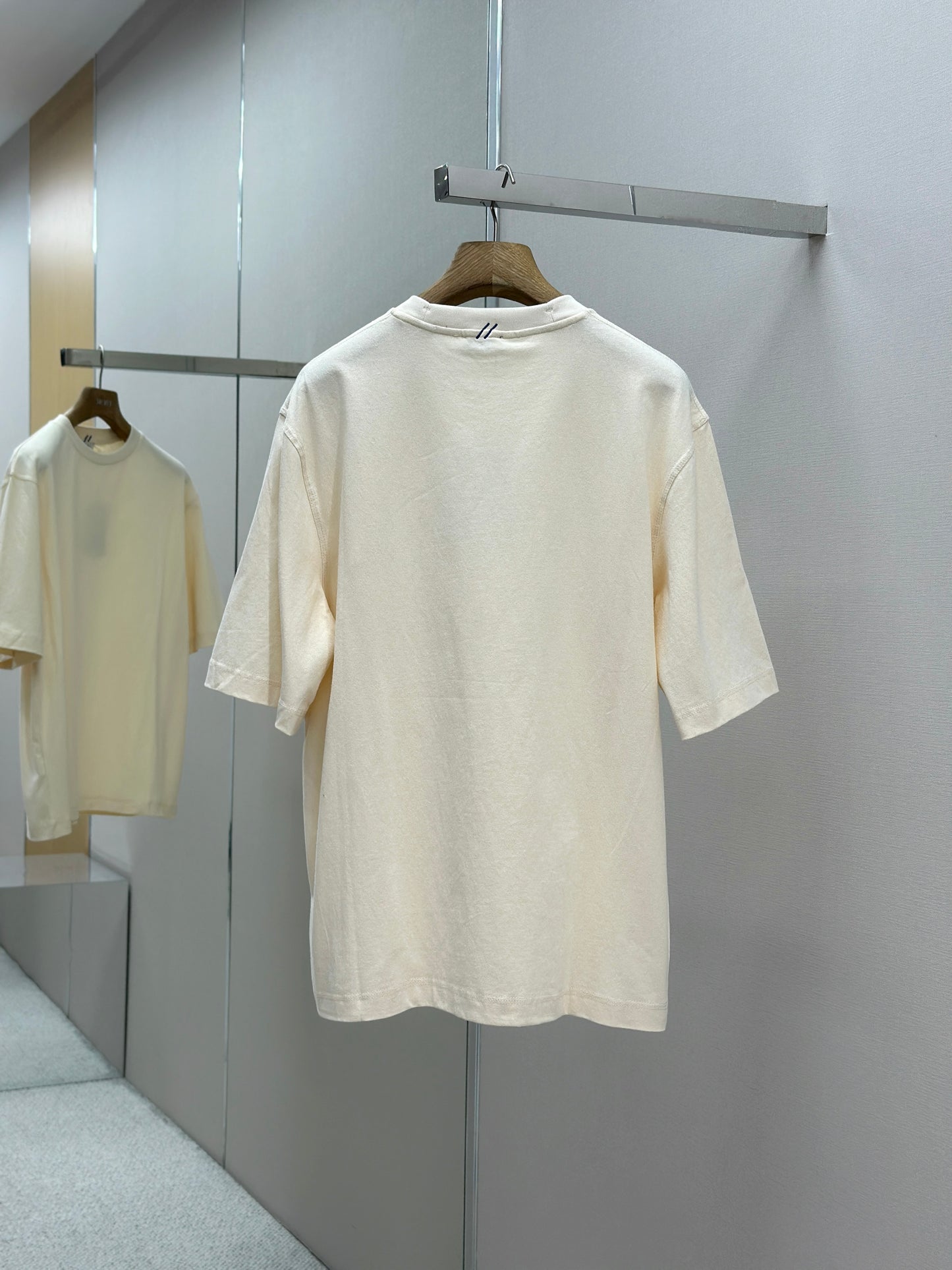 BURB* Check Label Cotton T-shirt