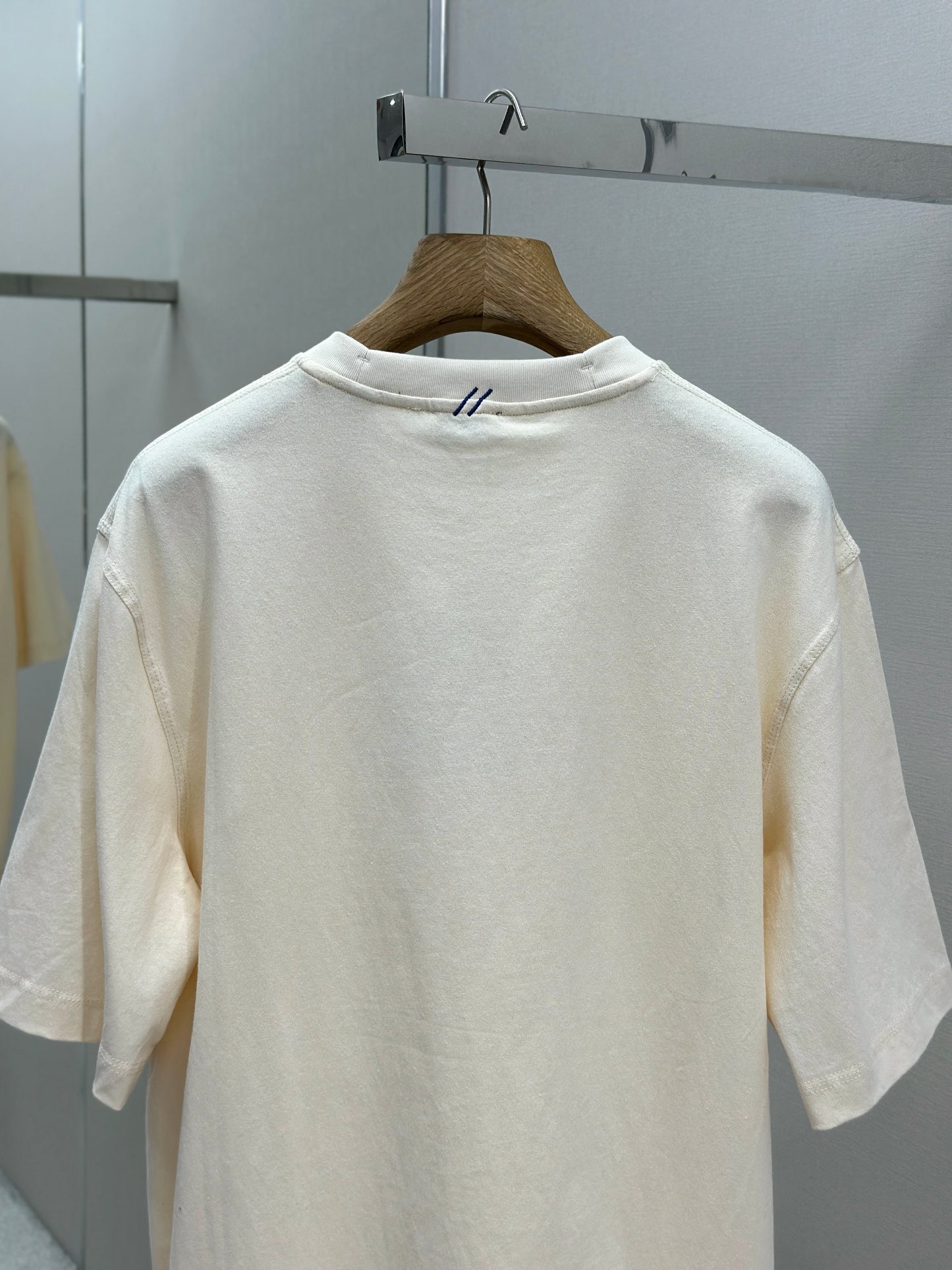 BURB* Check Label Cotton T-shirt