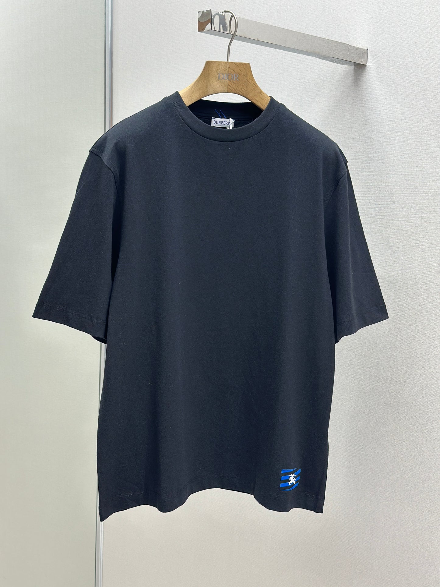 BURB* Check Label Cotton T-shirt