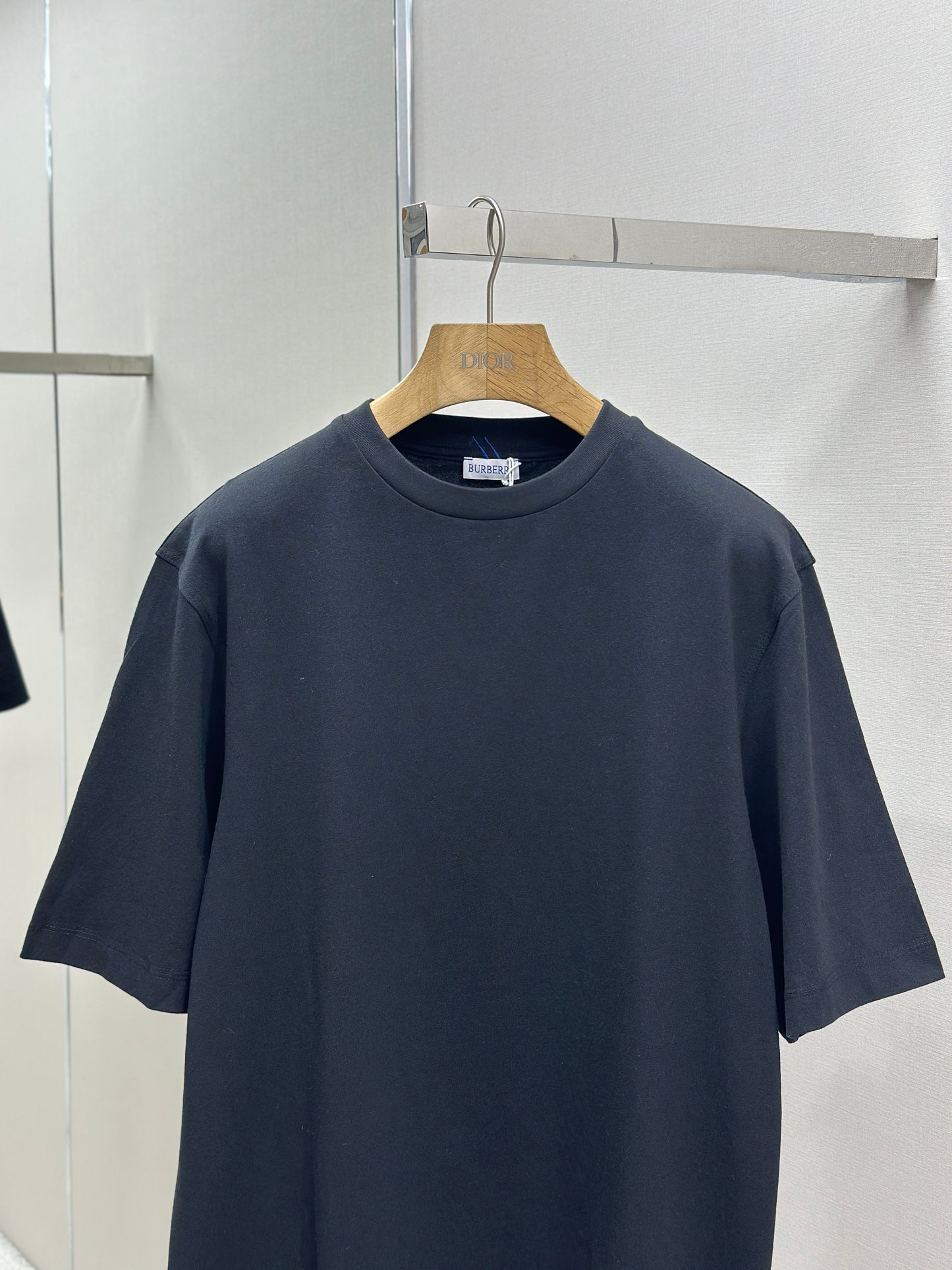 BURB* Check Label Cotton T-shirt