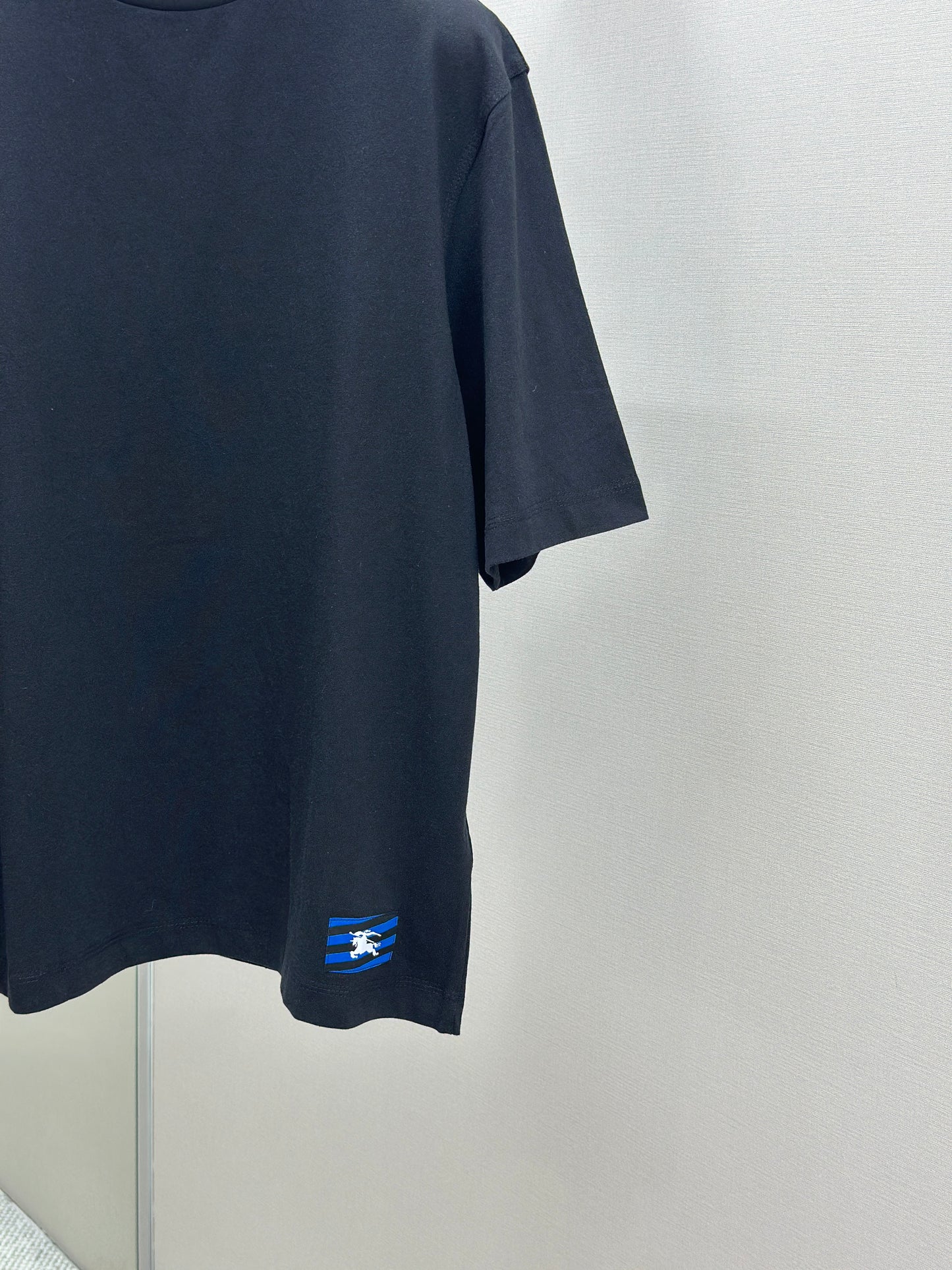 BURB* Check Label Cotton T-shirt