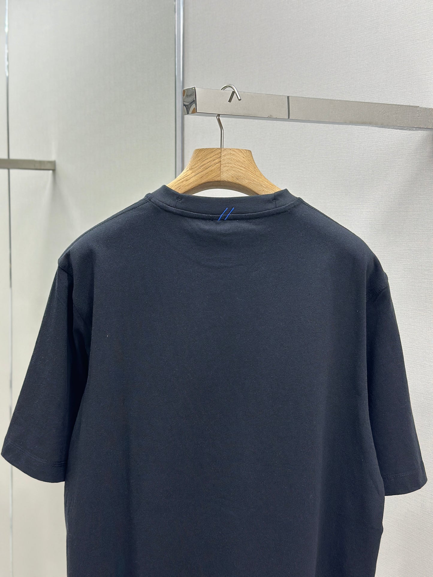 BURB* Check Label Cotton T-shirt
