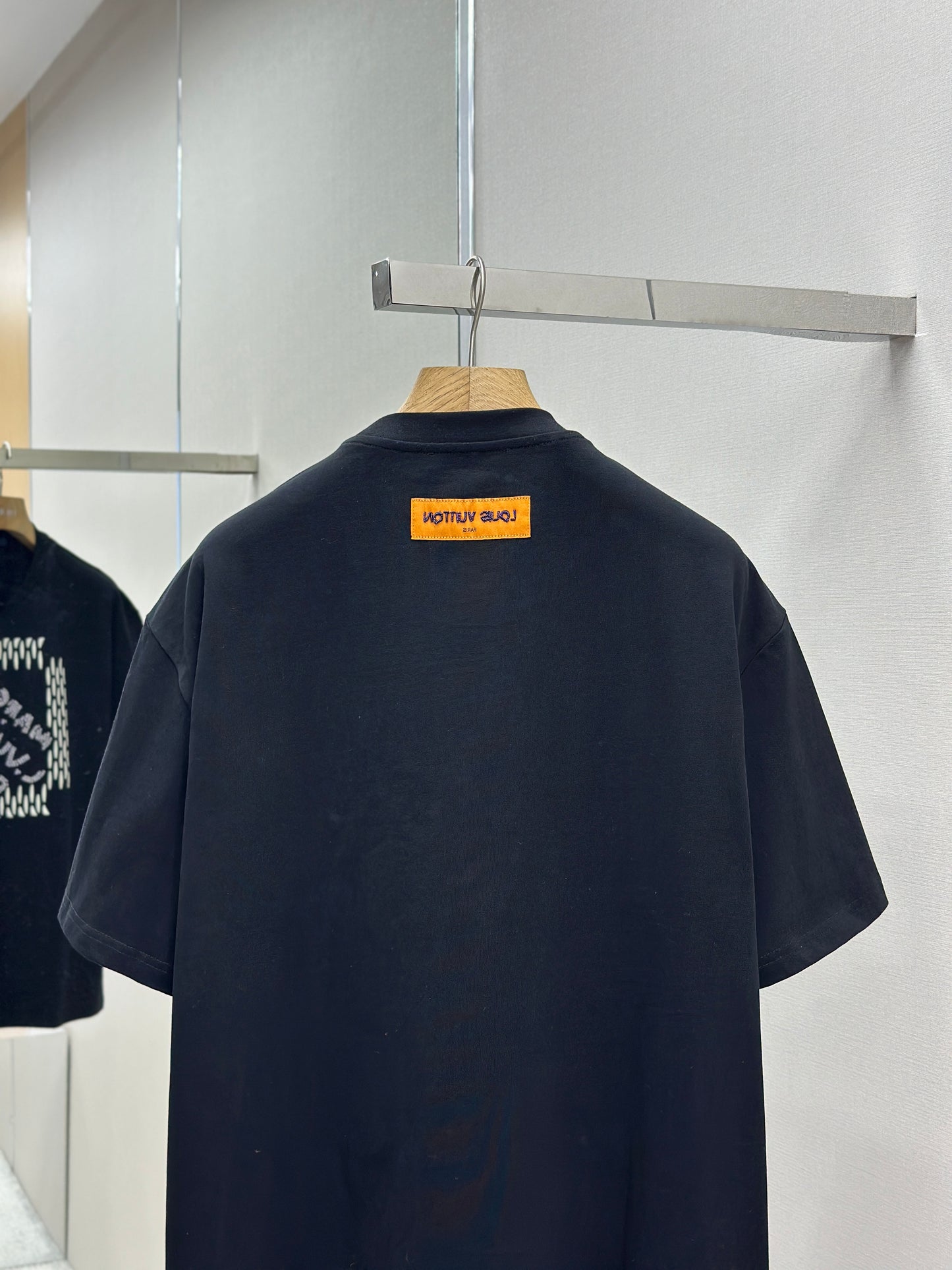 LOUI*V Embroidered Signature Cotton T-Shirt