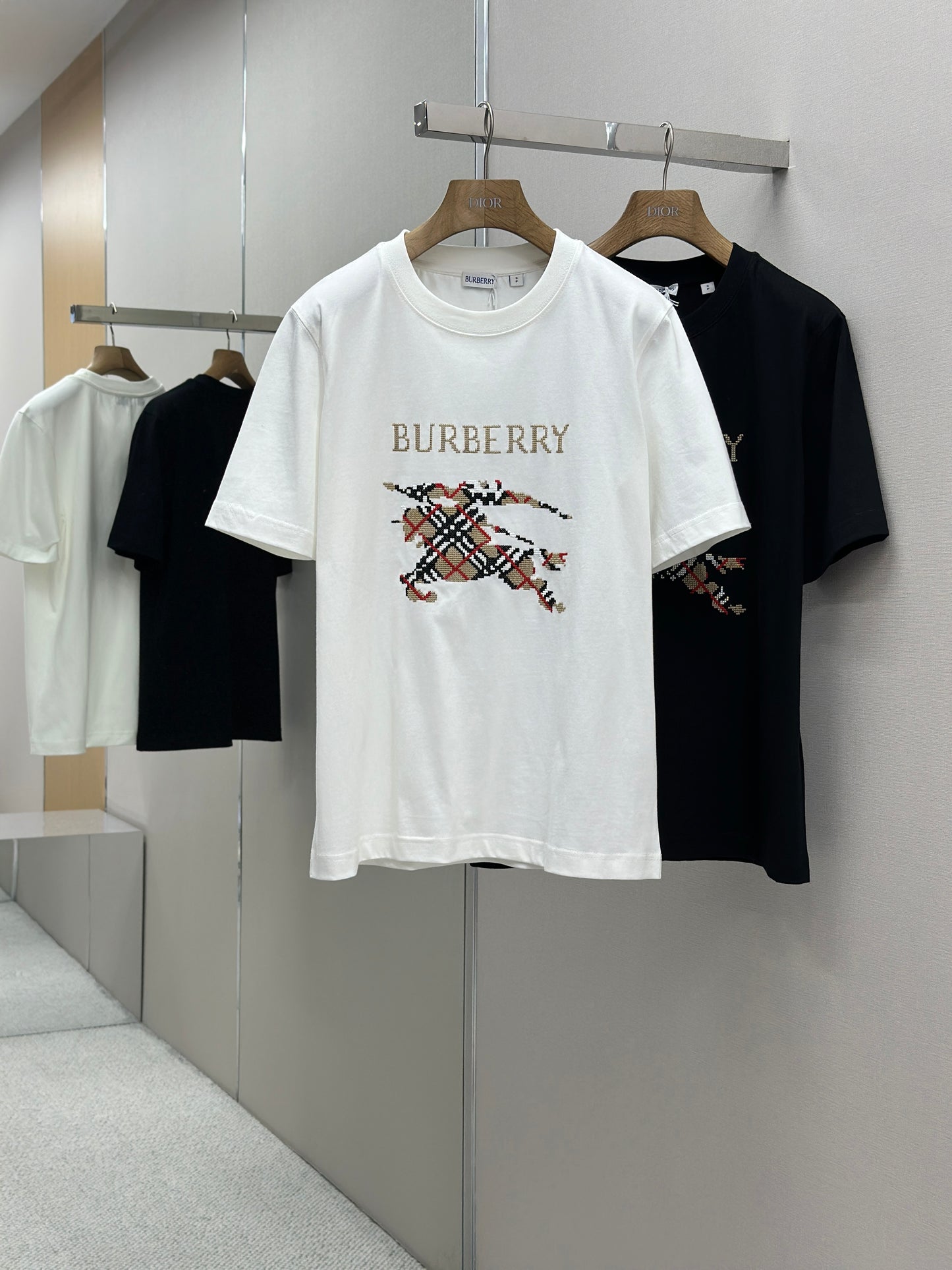 BURB* Cross Stitch EKD Cotton T-shirt