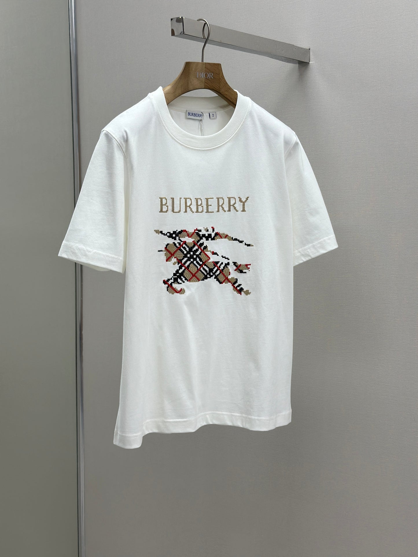 BURB* Cross Stitch EKD Cotton T-shirt