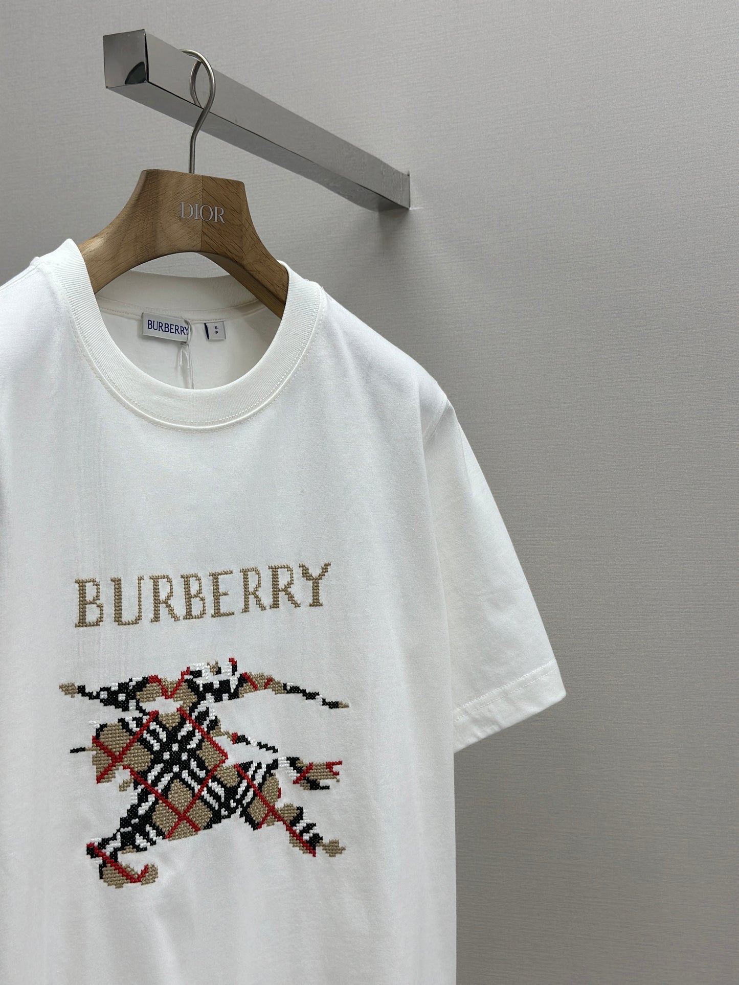 BURB* Cross Stitch EKD Cotton T-shirt