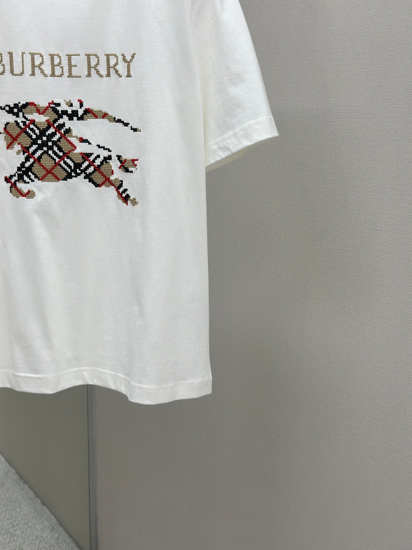 BURB* Cross Stitch EKD Cotton T-shirt