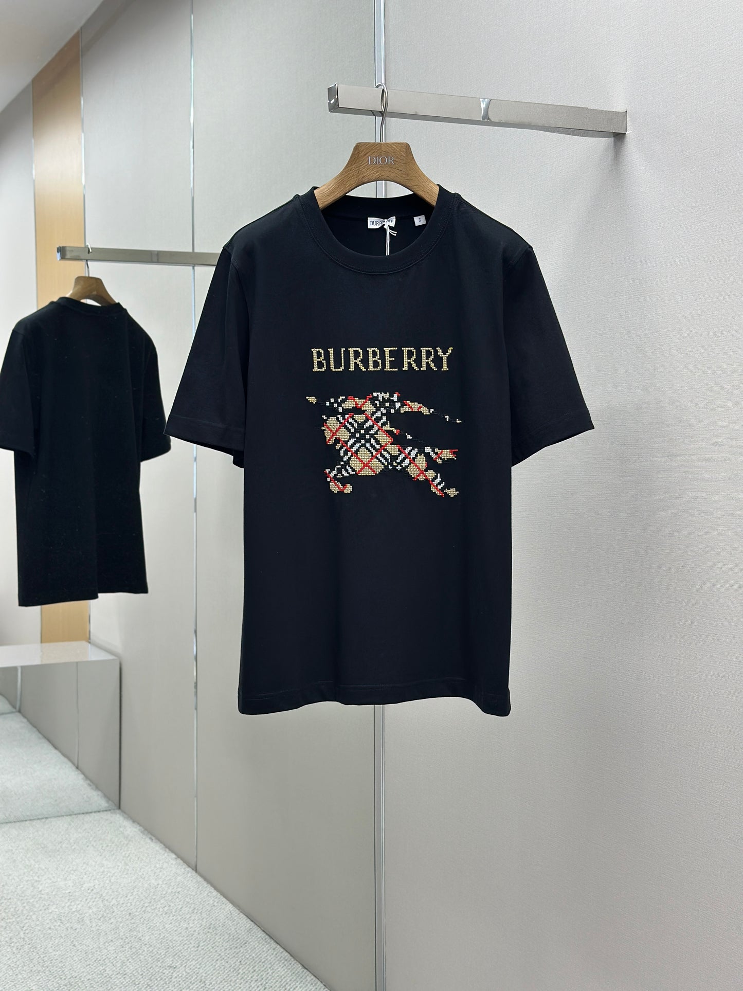 BURB* Cross Stitch EKD Cotton T-shirt