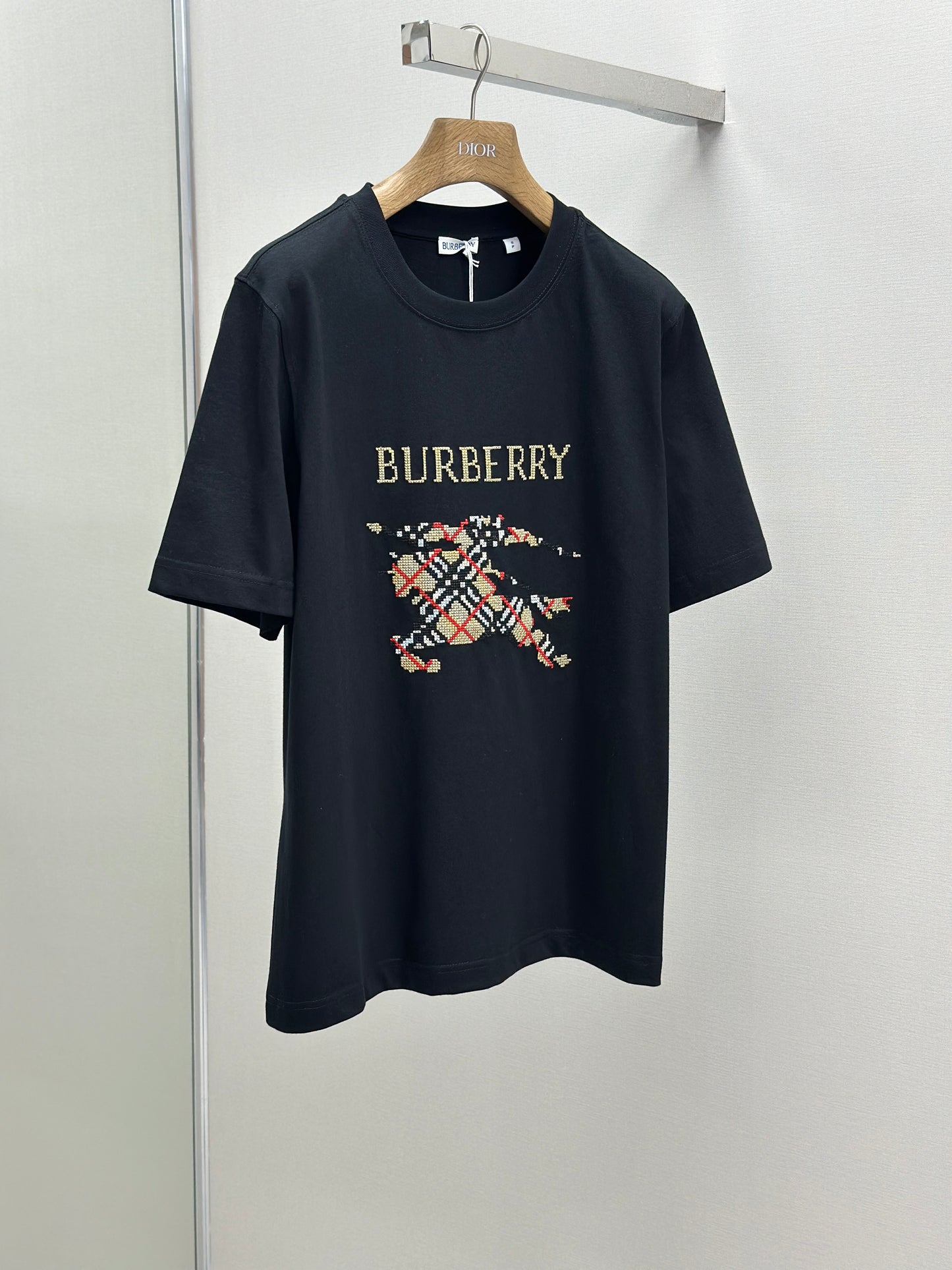 BURB* Cross Stitch EKD Cotton T-shirt