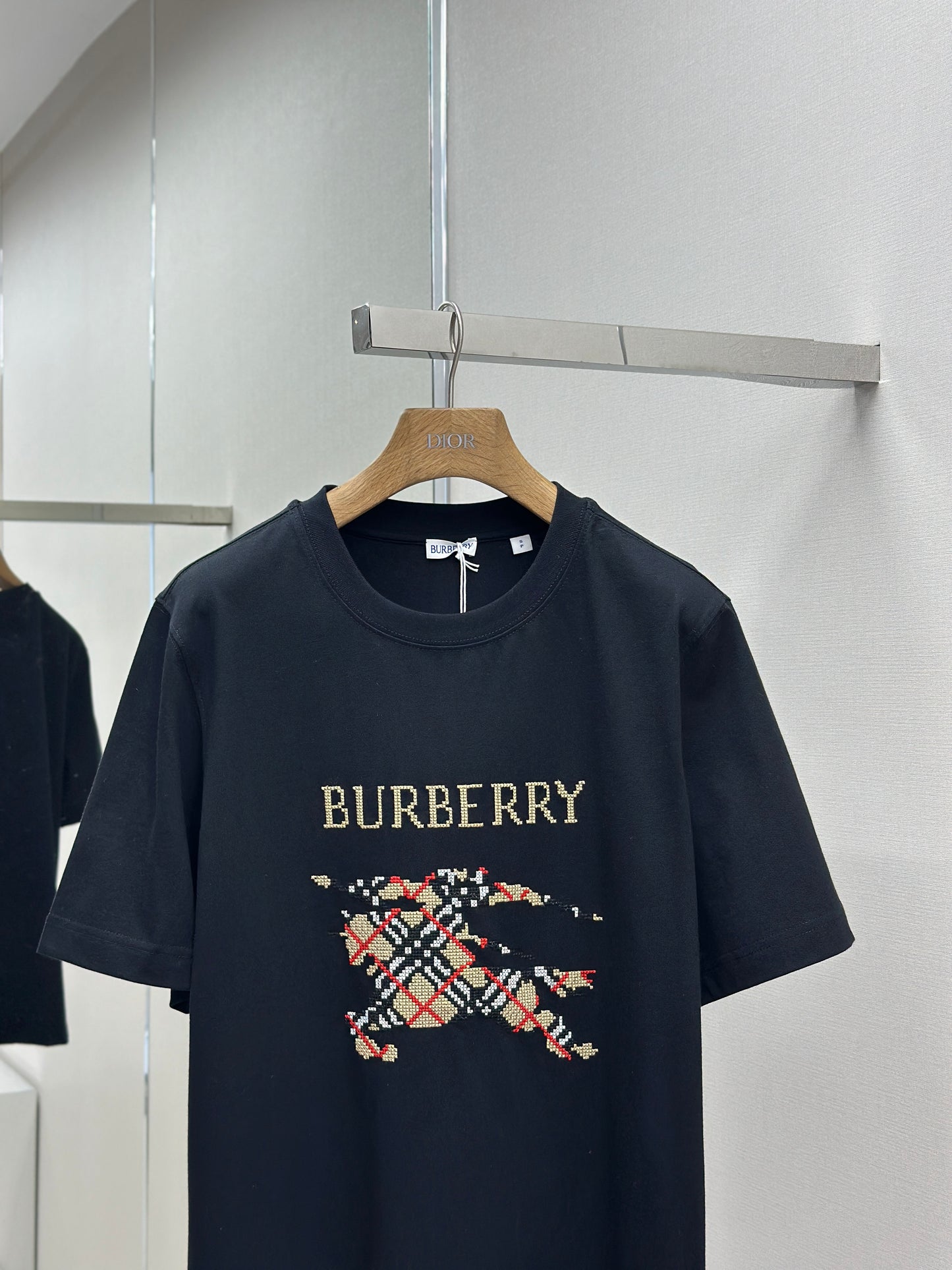 BURB* Cross Stitch EKD Cotton T-shirt