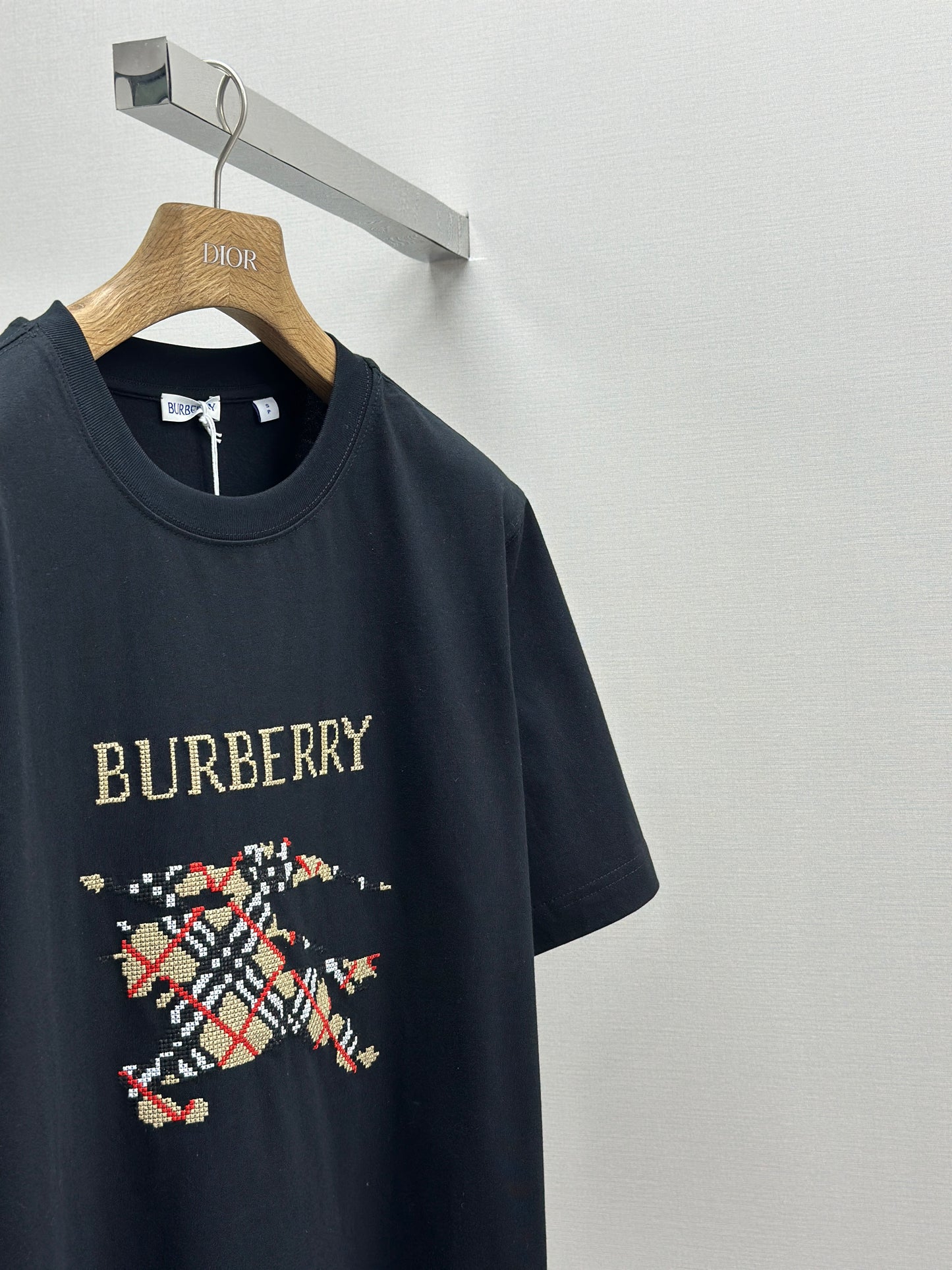 BURB* Cross Stitch EKD Cotton T-shirt
