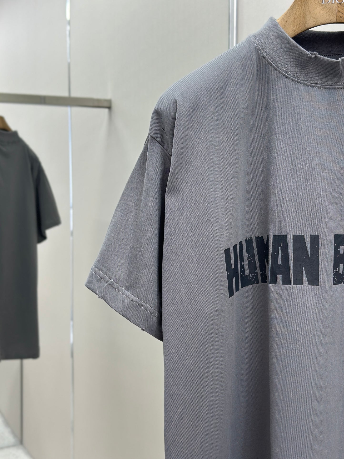 BALENC* Human Being Shifted T-shirt