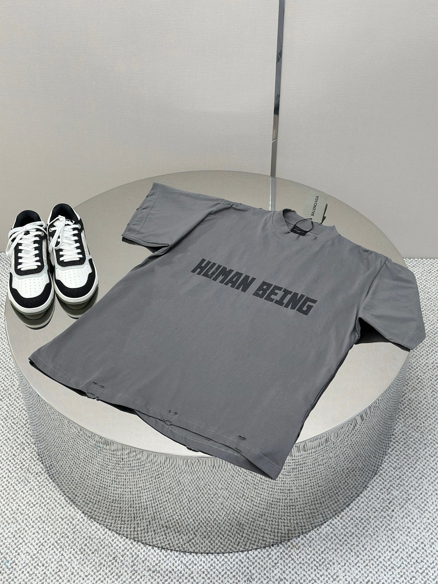 BALENC* Human Being Shifted T-shirt