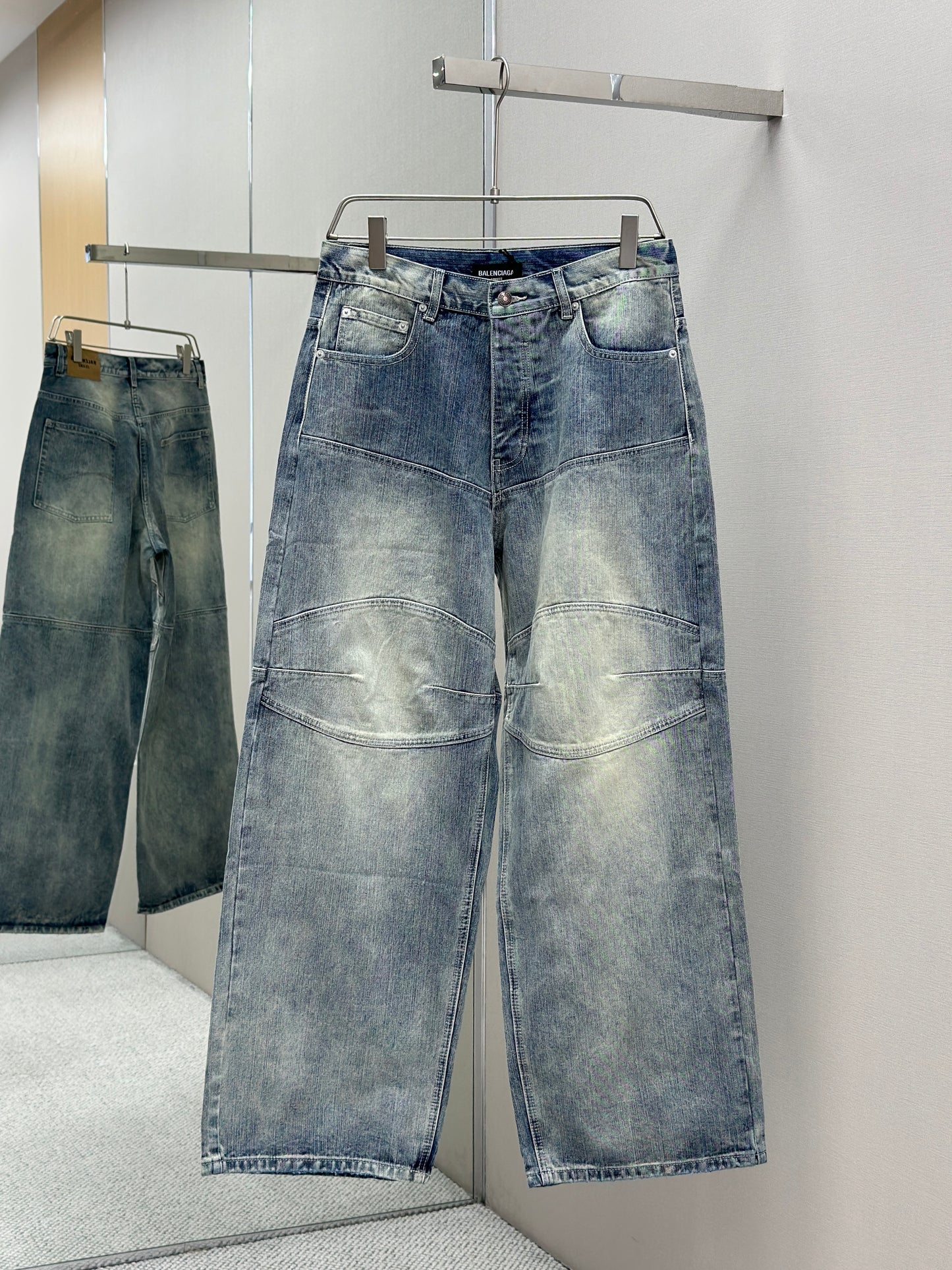 BALENC* Men's Baggy Pants in Light Blue