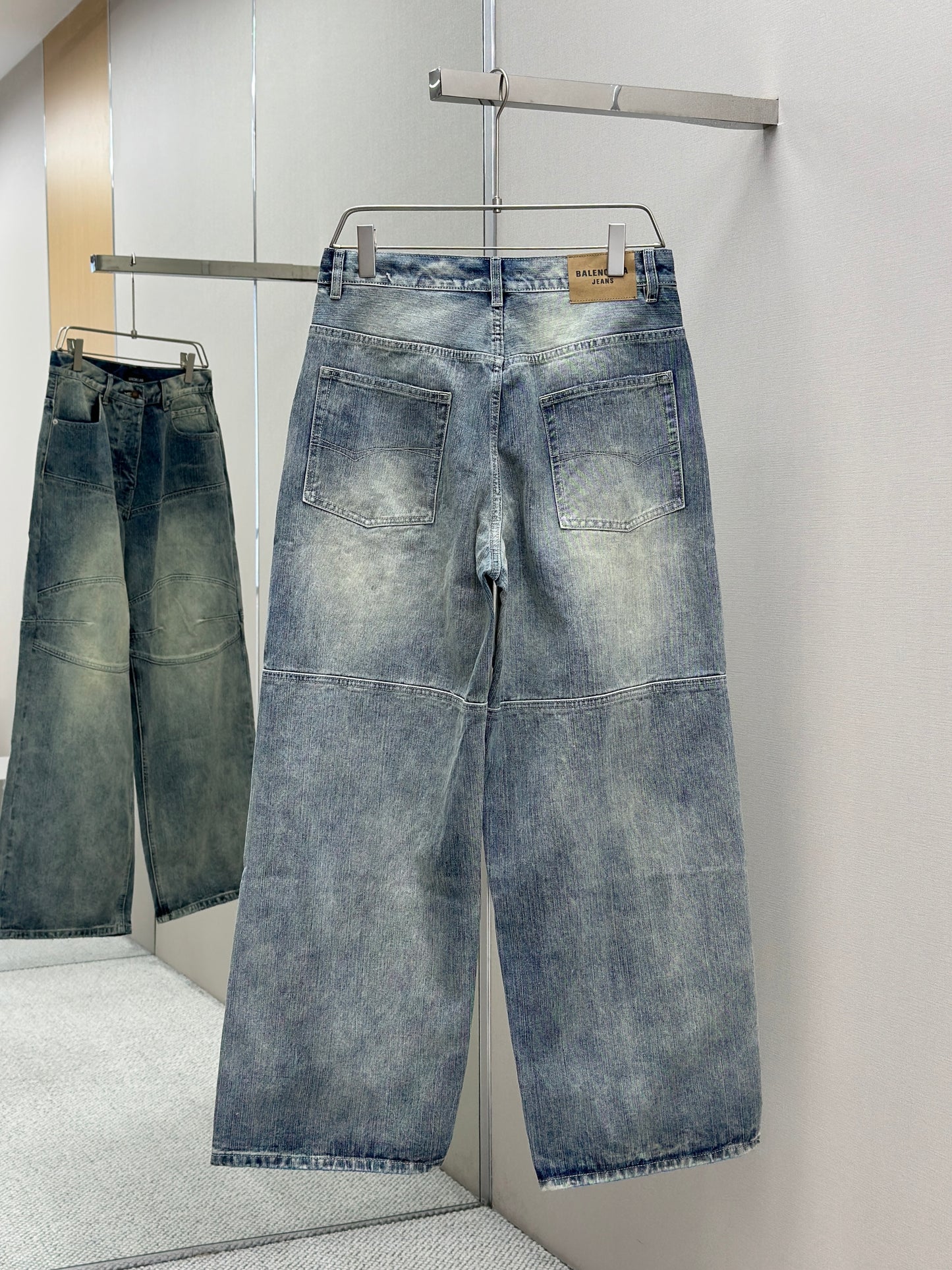 BALENC* Men's Baggy Pants in Light Blue