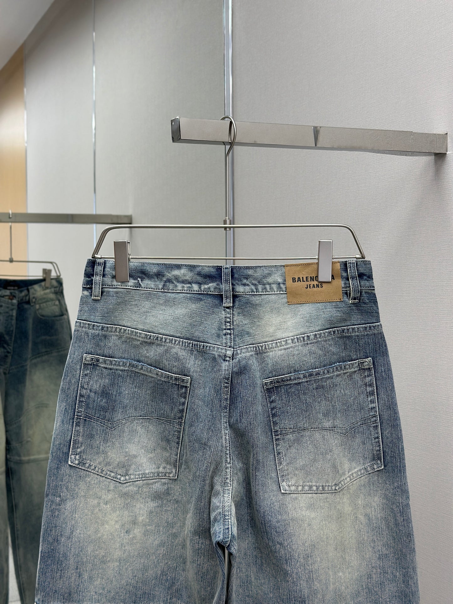 BALENC* Men's Baggy Pants in Light Blue