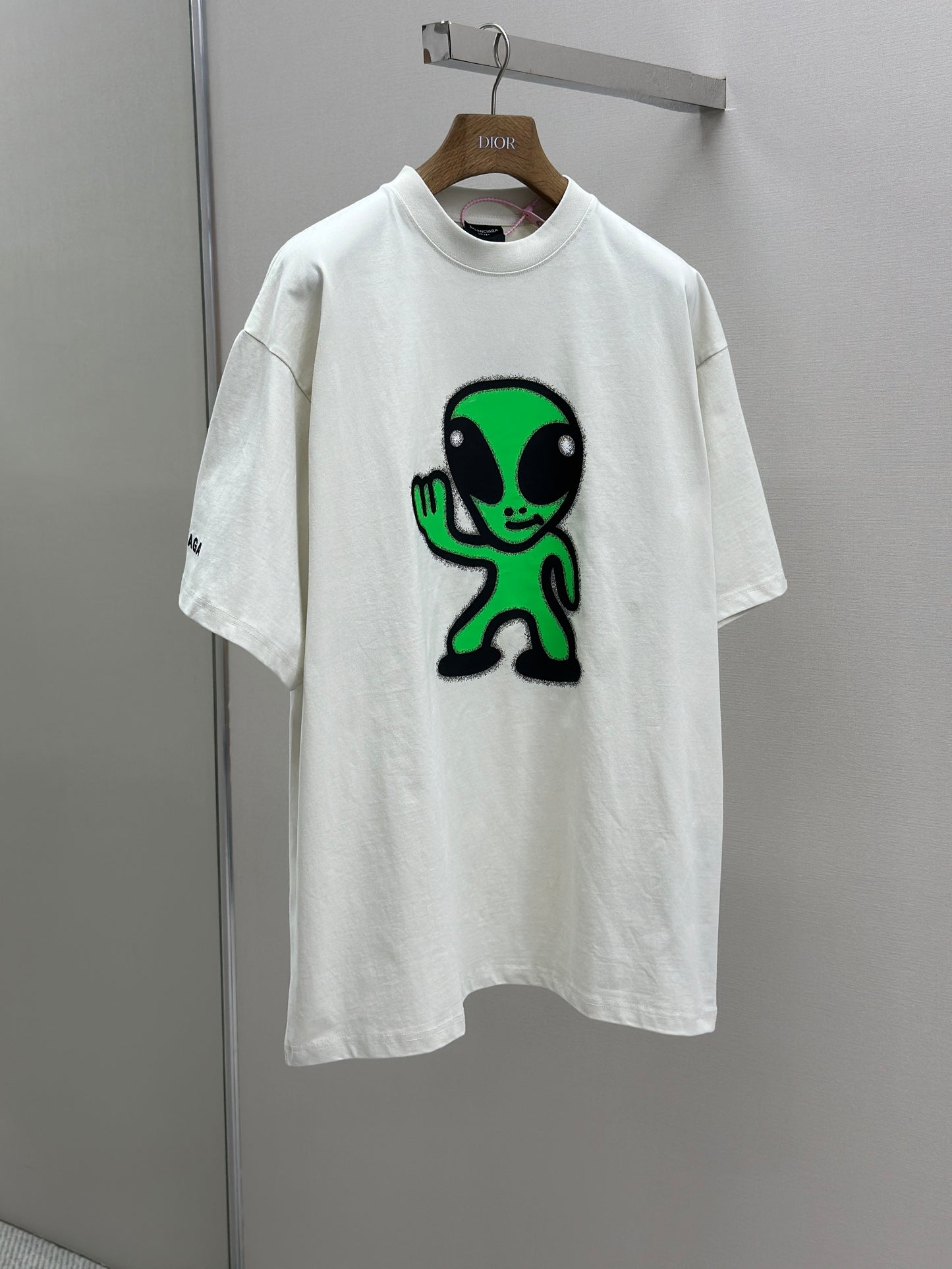 BALENC* High There + Dripley T-shirt Medium Fit in Dirty White