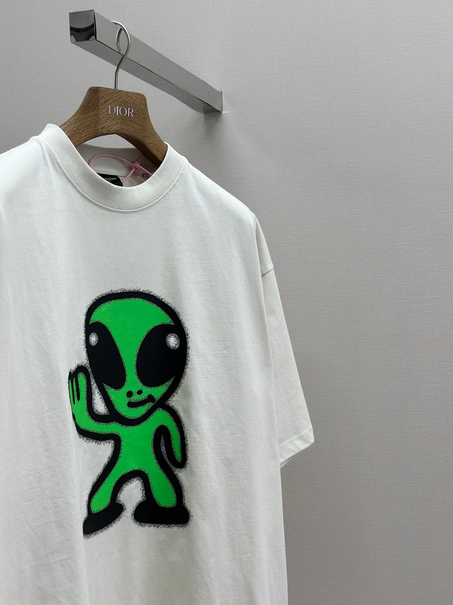 BALENC* High There + Dripley T-shirt Medium Fit in Dirty White