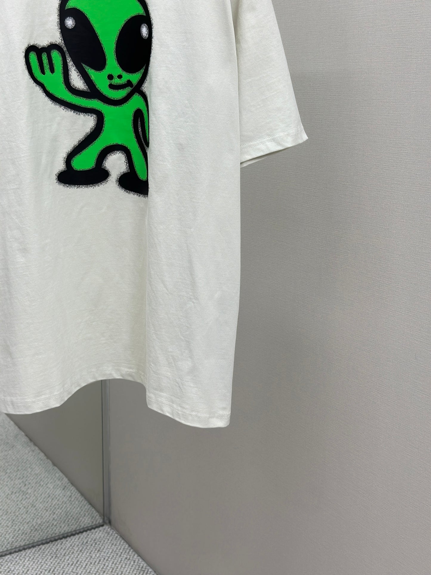 BALENC* High There + Dripley T-shirt Medium Fit in Dirty White