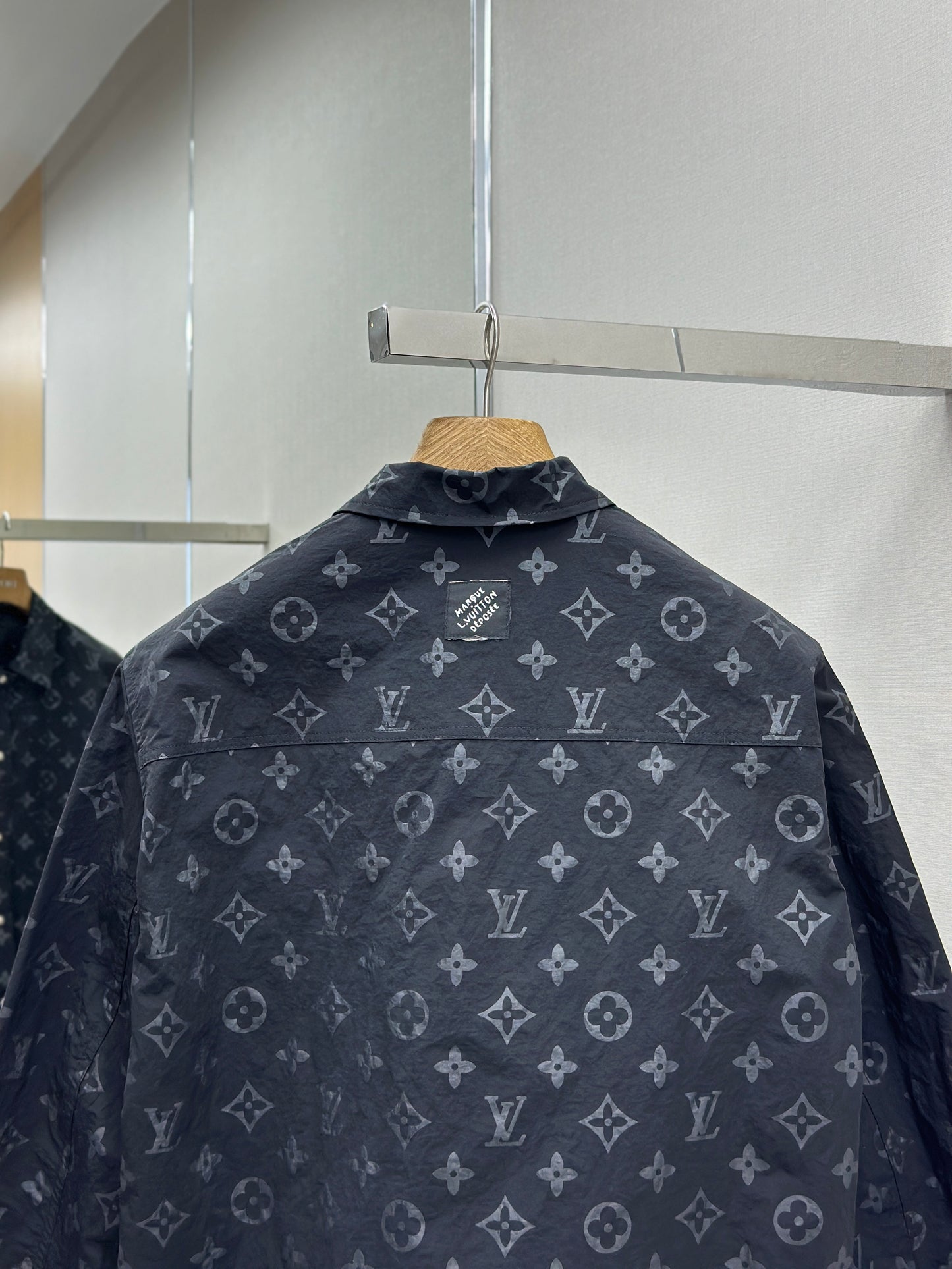 LOUI*V Monogram Moire Jacquard Silk Overshirt