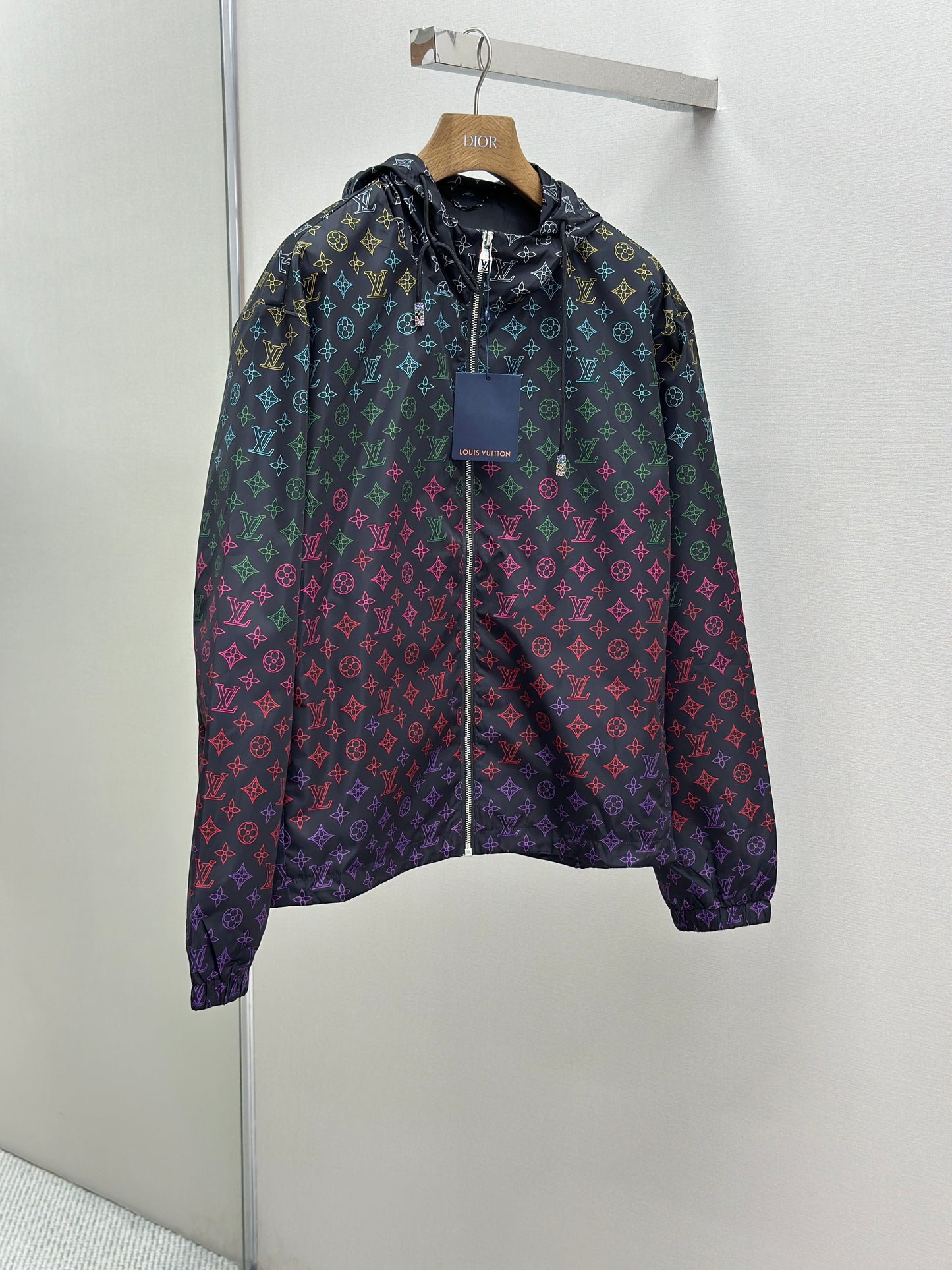 LOUI*V Monogram Flowers Gradient Printed Windbreaker