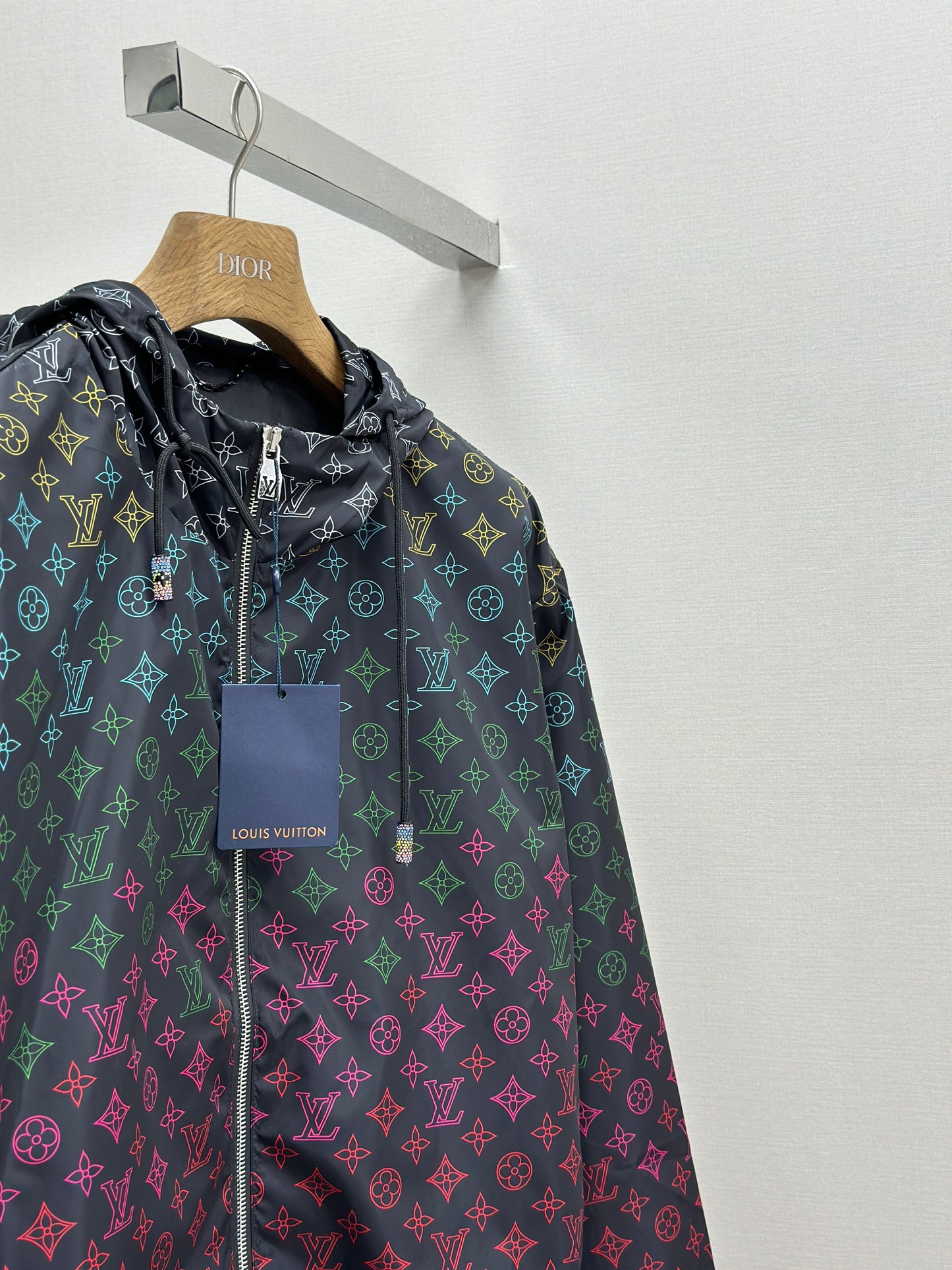 LOUI*V Monogram Flowers Gradient Printed Windbreaker