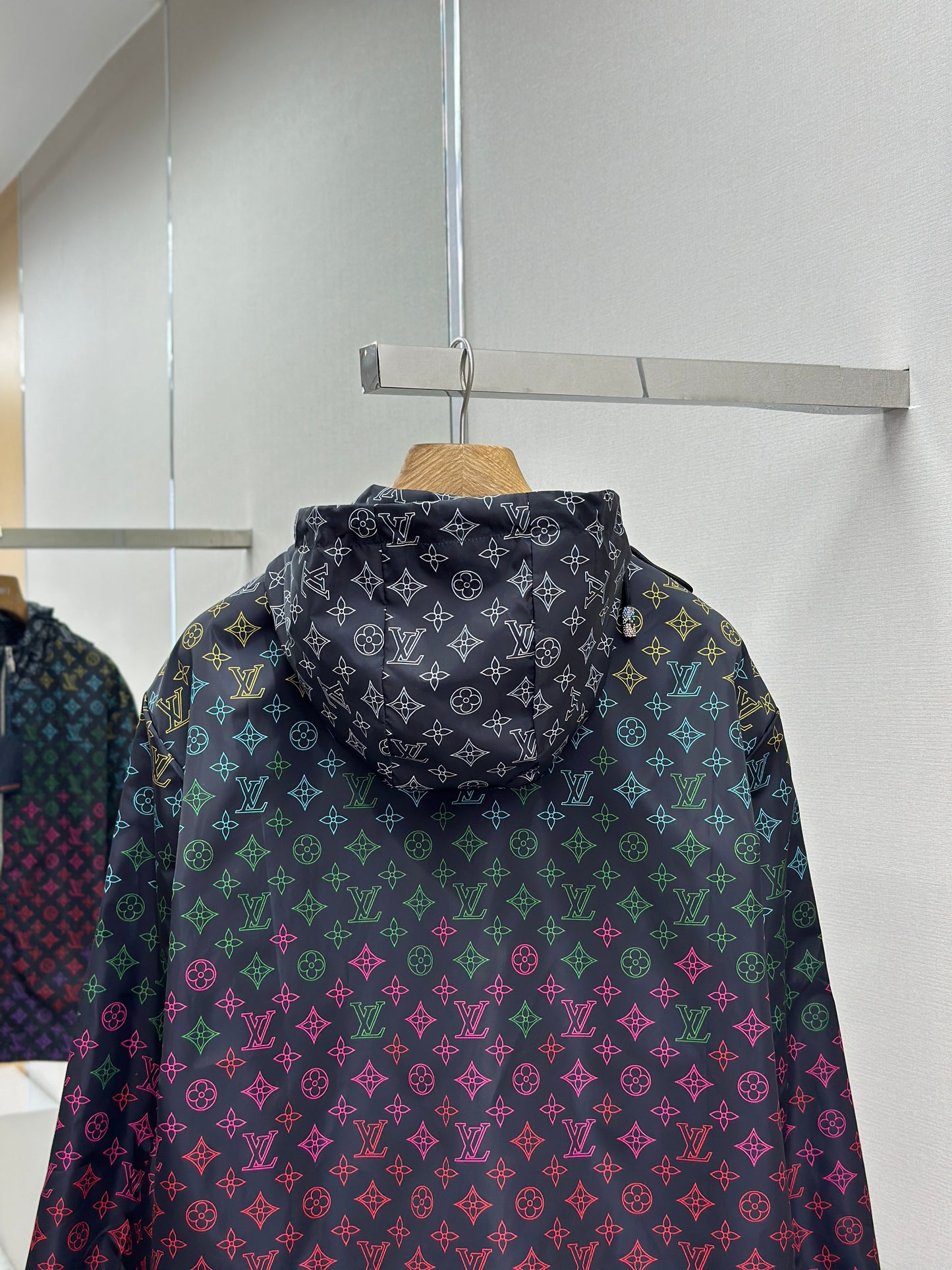 LOUI*V Monogram Flowers Gradient Printed Windbreaker