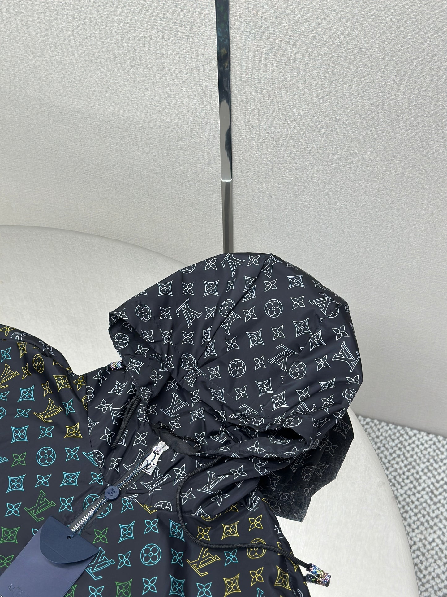 LOUI*V Monogram Flowers Gradient Printed Windbreaker