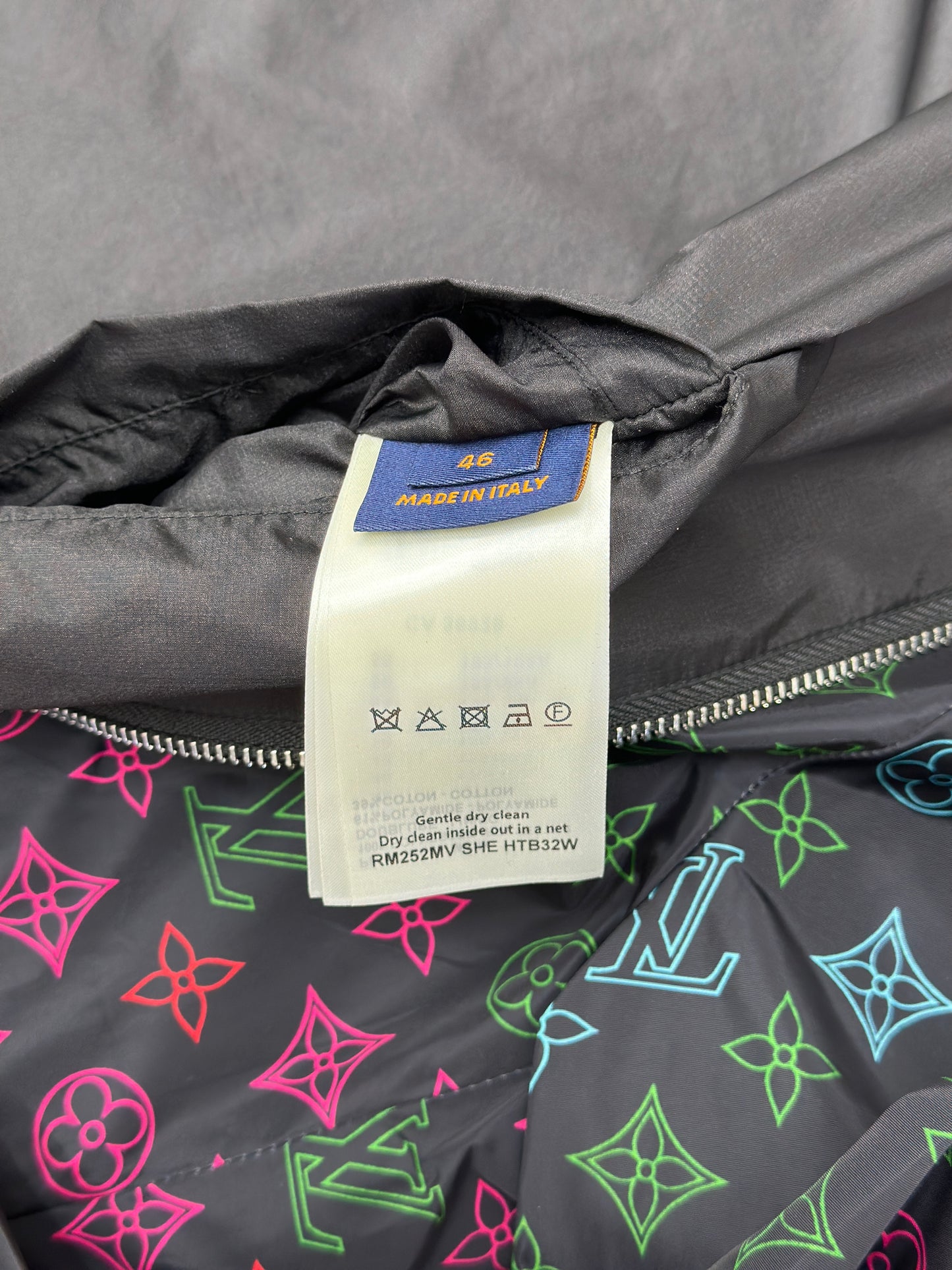 LOUI*V Monogram Flowers Gradient Printed Windbreaker