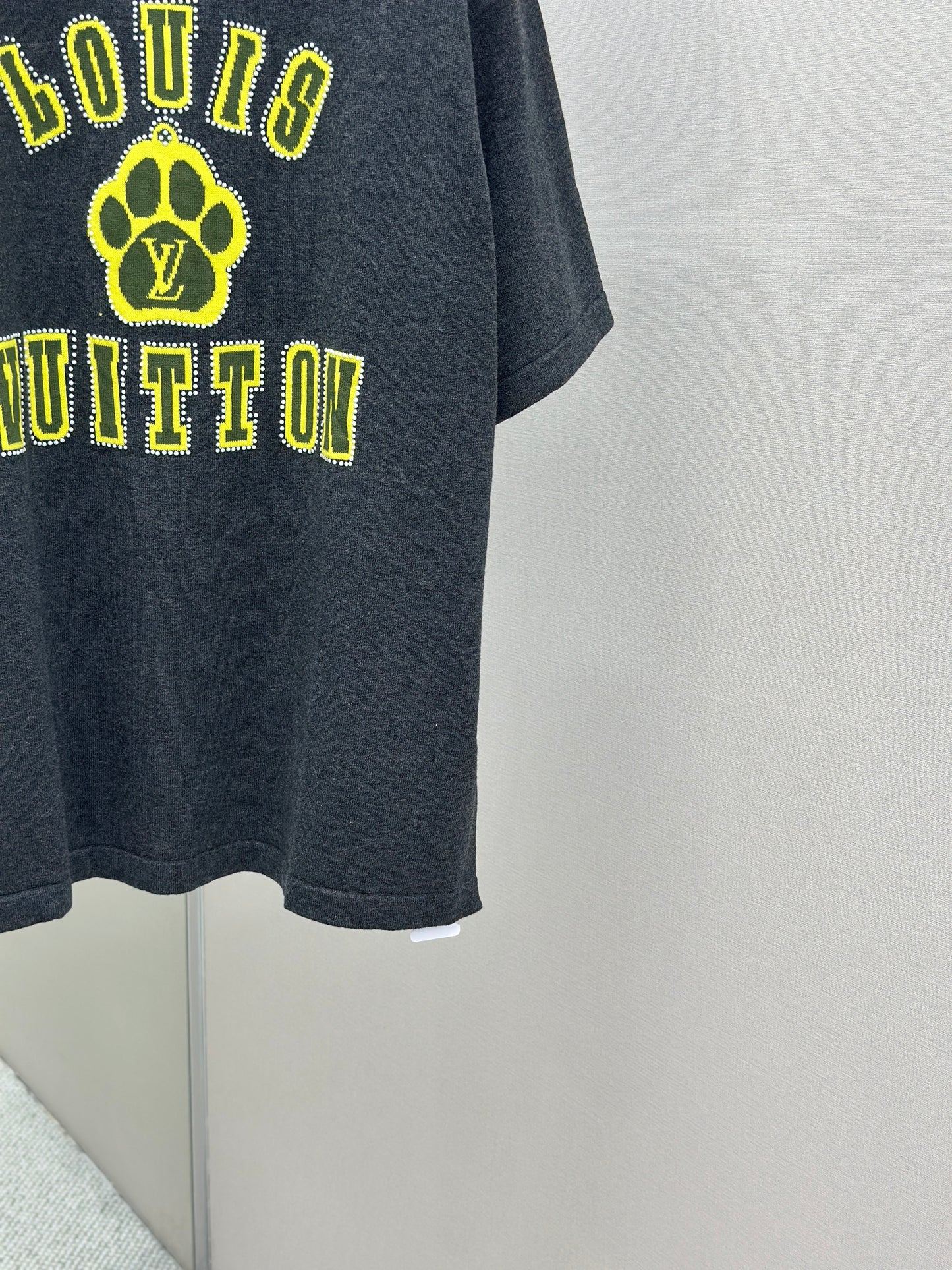 LOUI*V Embellished Short-Sleeved Cotton Crewneck