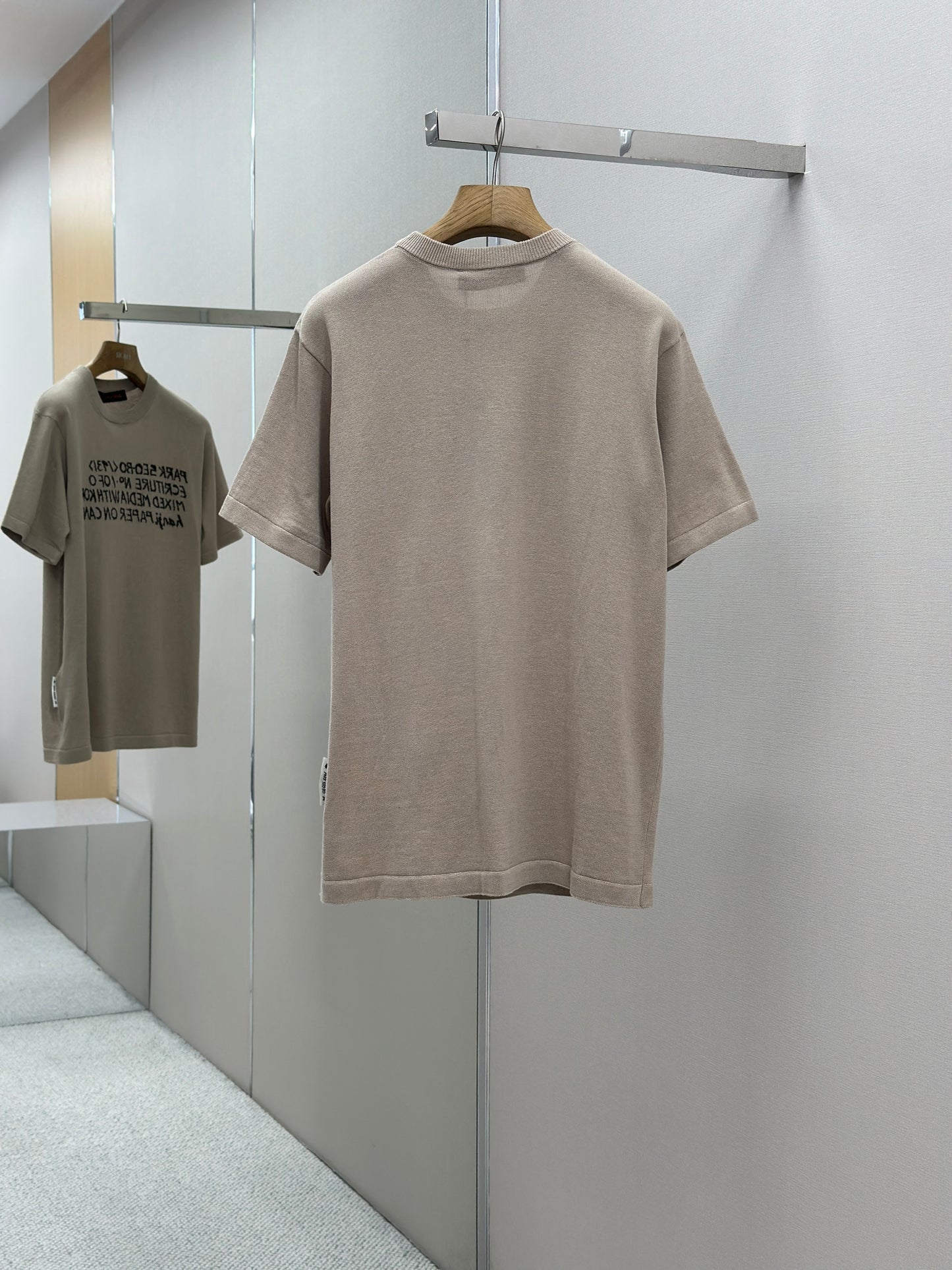 LOUI*V X Park Short-Sleeved Cotton Crewneck