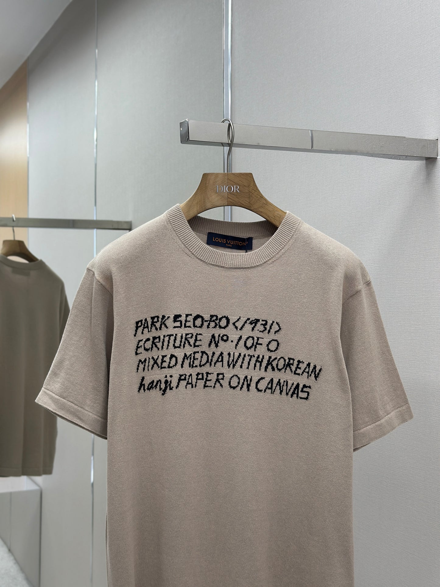 LOUI*V X Park Short-Sleeved Cotton Crewneck